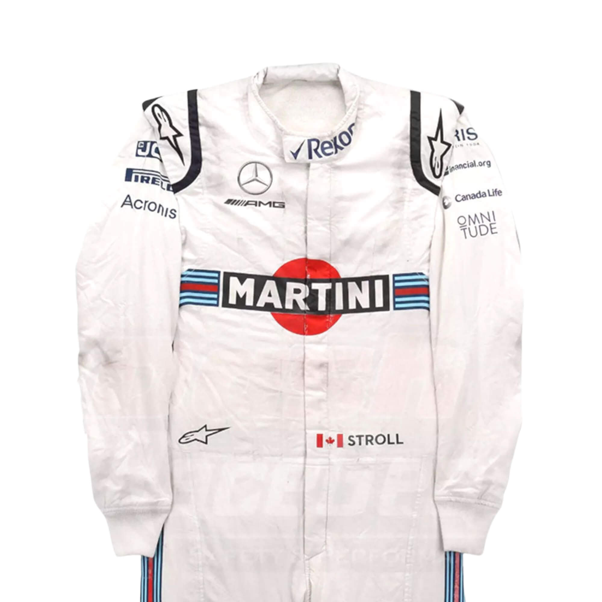 Lance Stroll 2018 F1 Racing Suit Team Williams Martini