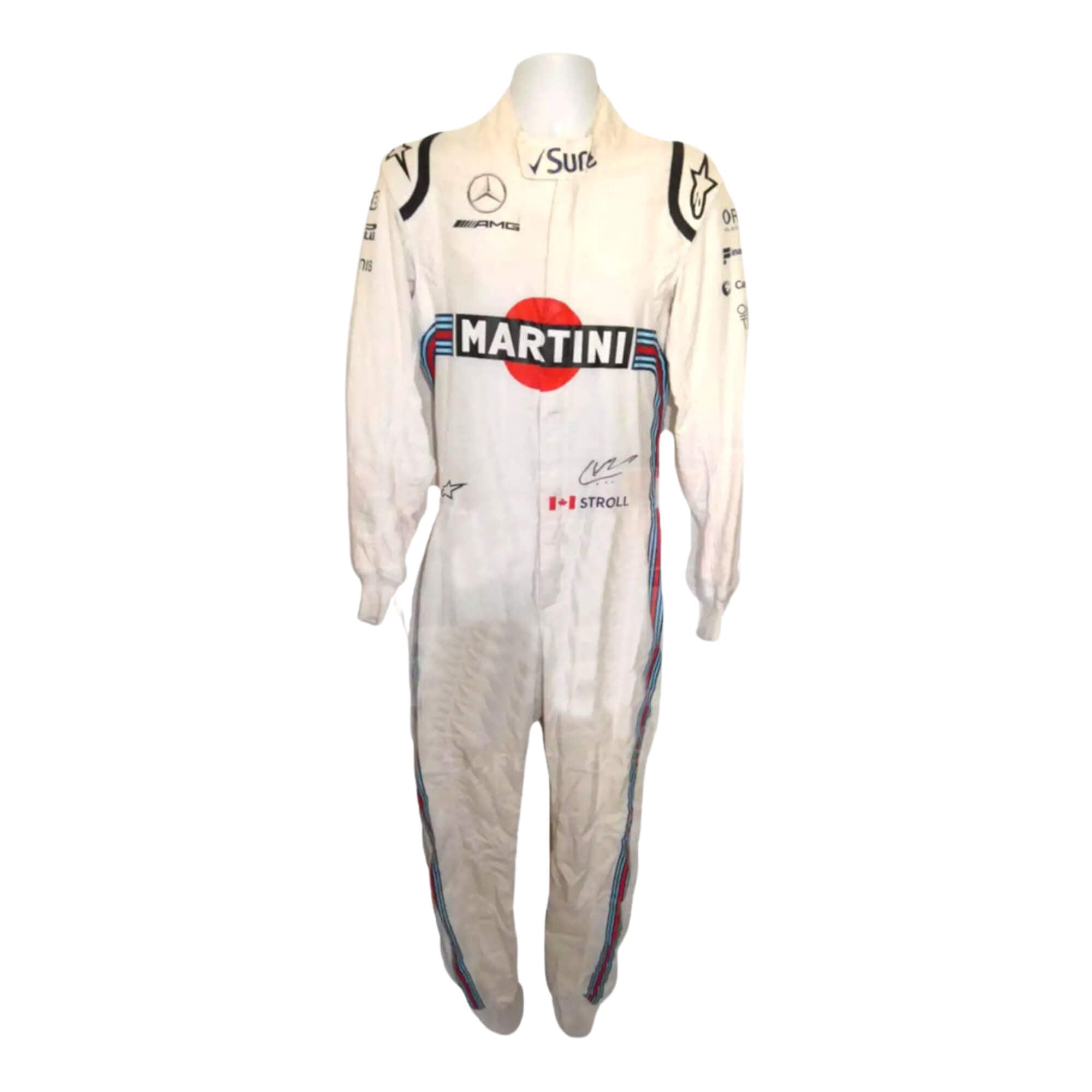 Lance Stroll 2018 F1 Racing Suit Team Williams Martini