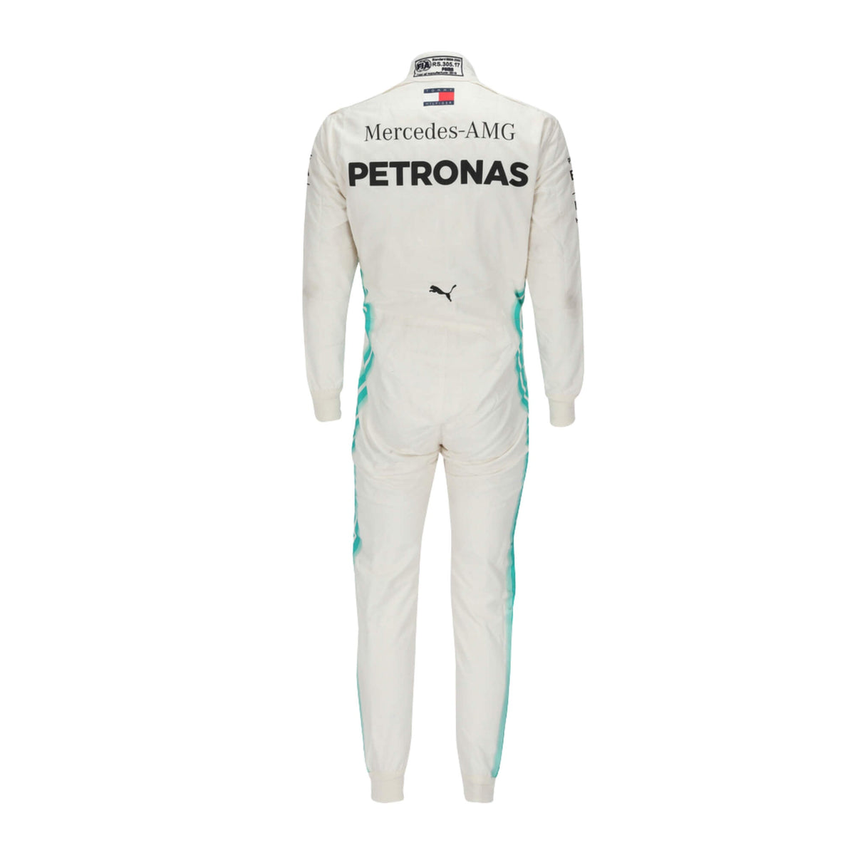 Valtteri Bottas Mercedes AMG 2018 racing suit back view