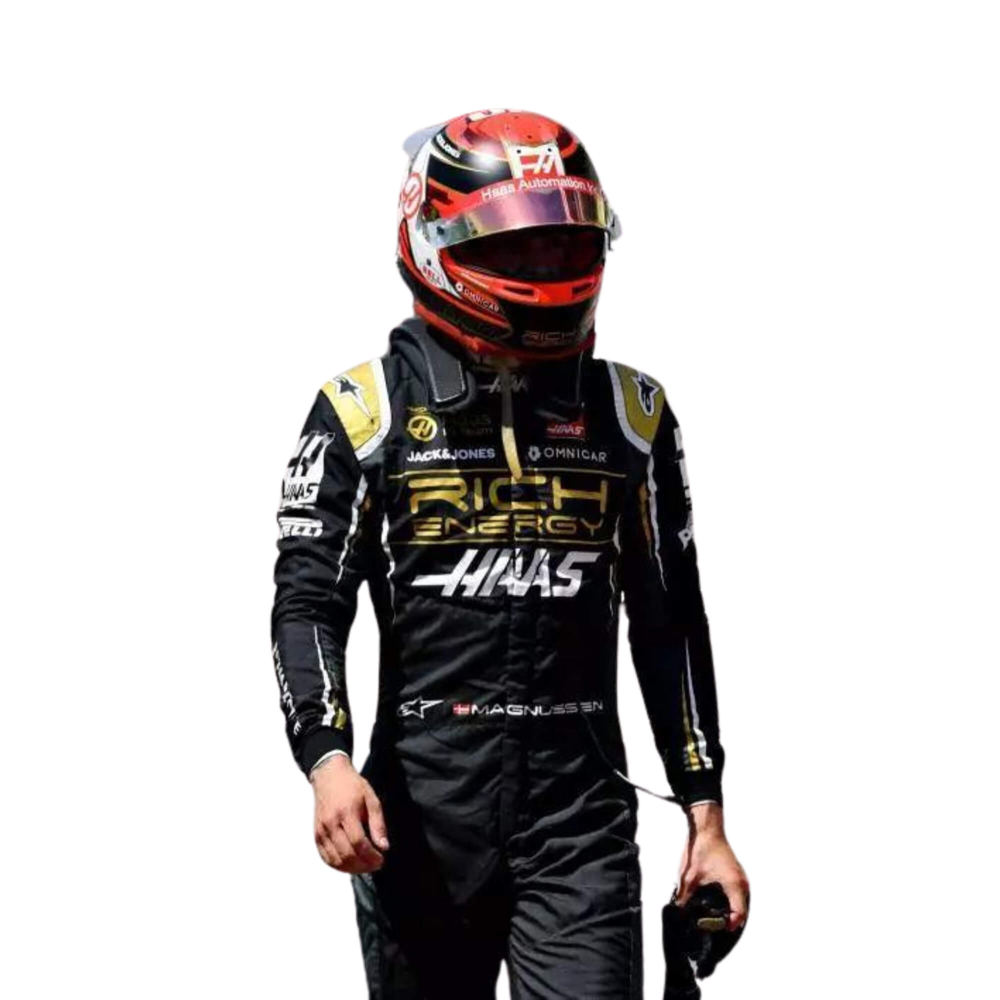 Kevin Magnussen 2019 Brazilian GP F1 Racing Suit Team Haas