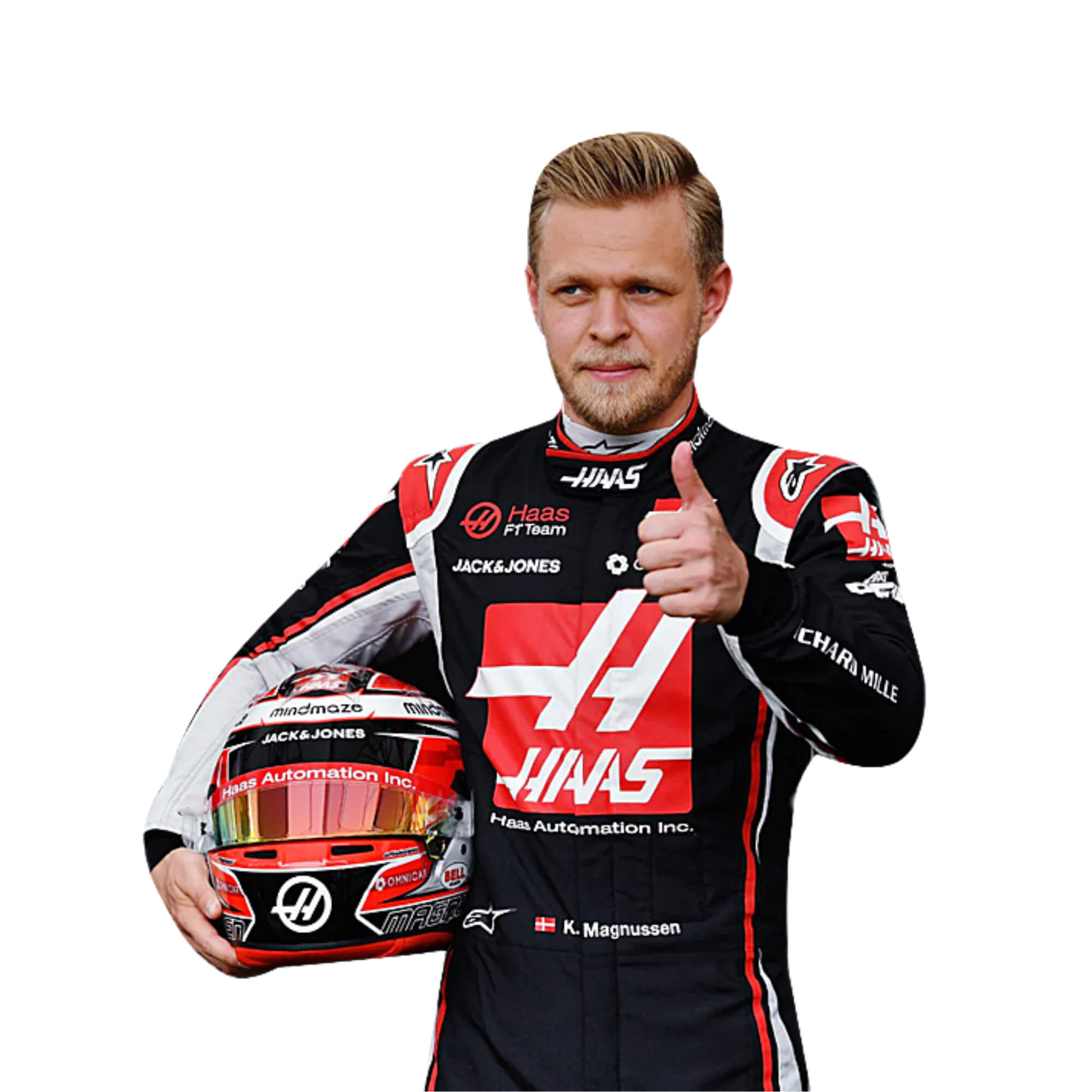 Kevin Magnussen 2020 F1 Racing Suit Team Haas