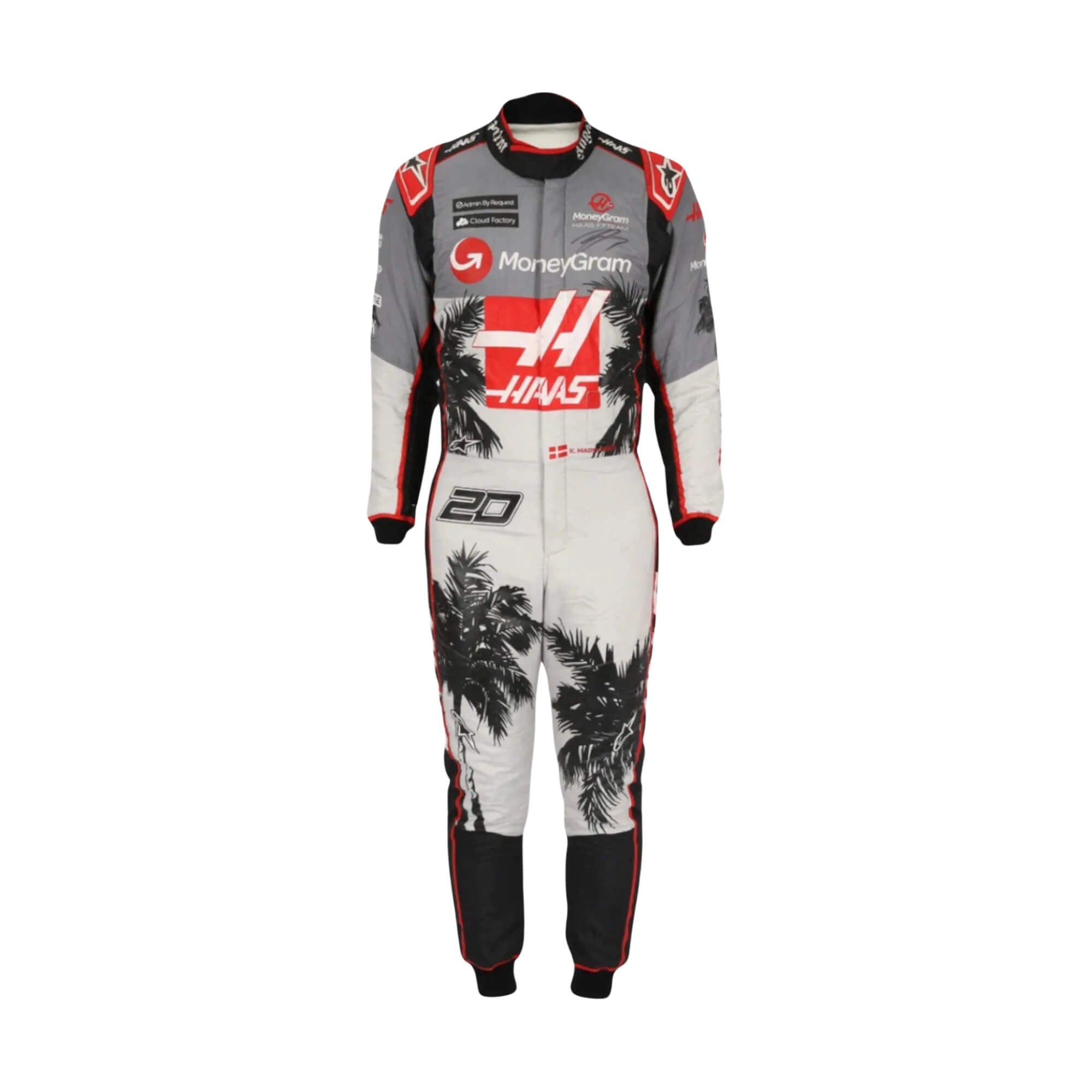 Kevin Magnussen 2023 Miami GP F1 Racing Suit  Team Haas