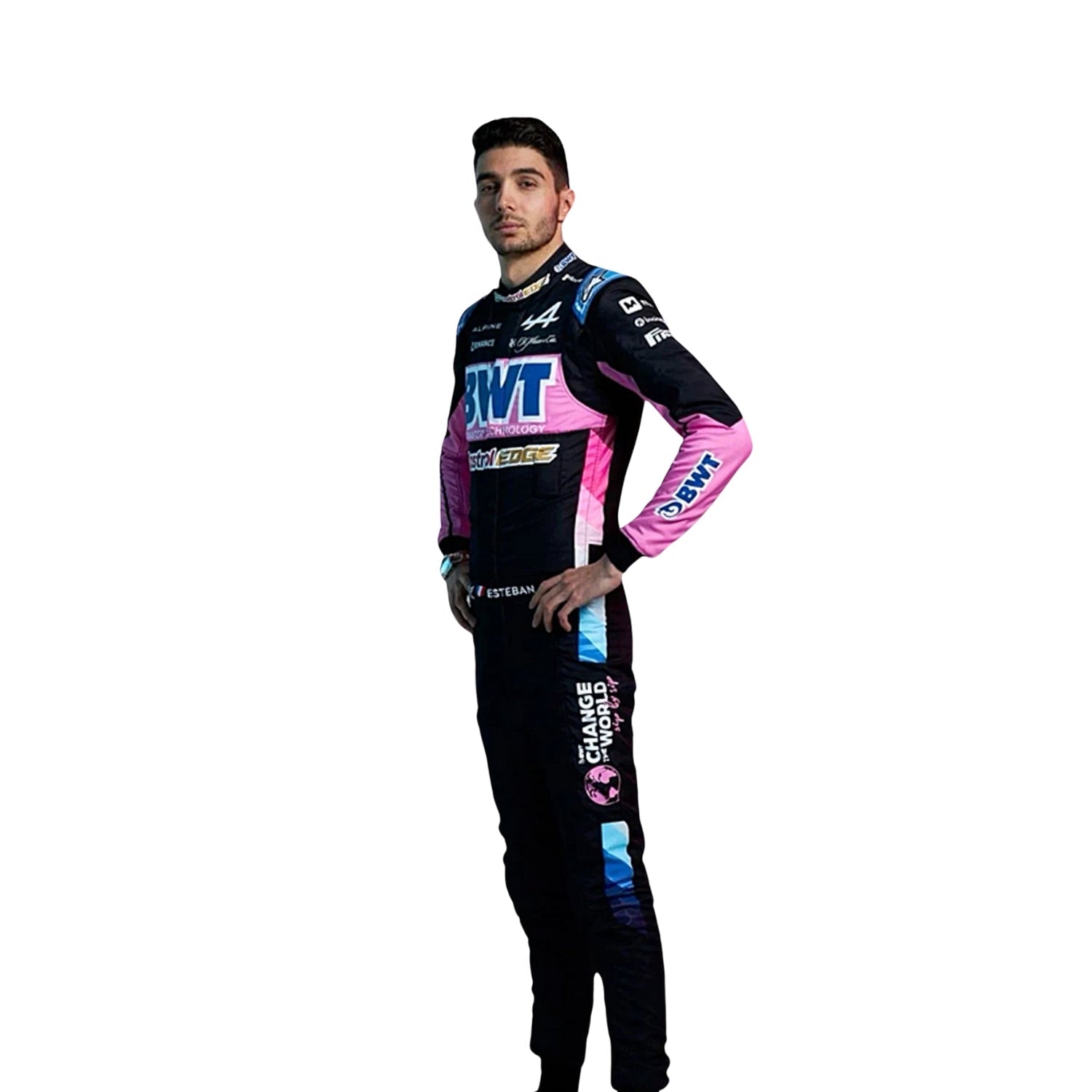Esteban Ocon 2024 F1 Racing Suit Team Alpine