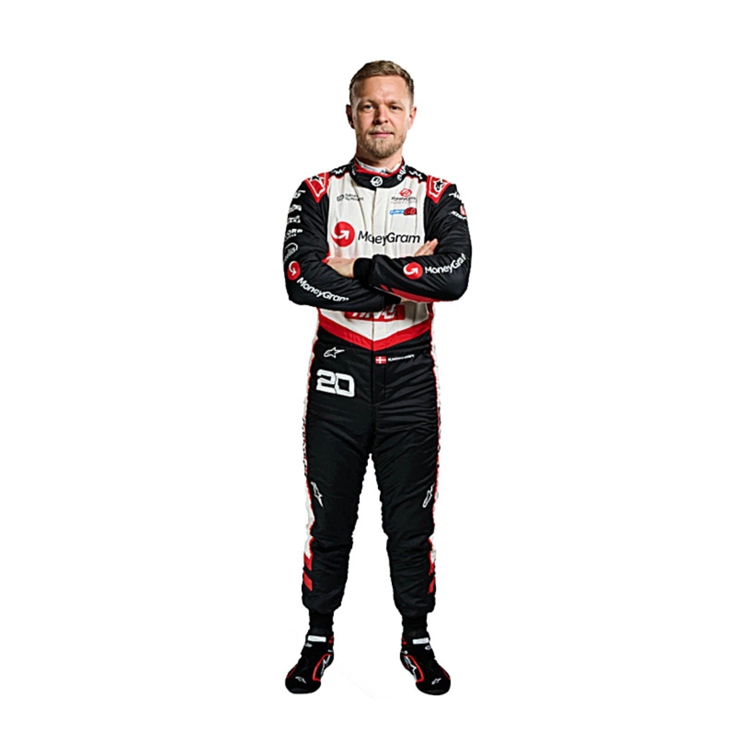 Kevin Magnussen 2024 F1 Racing Suit Team Haas