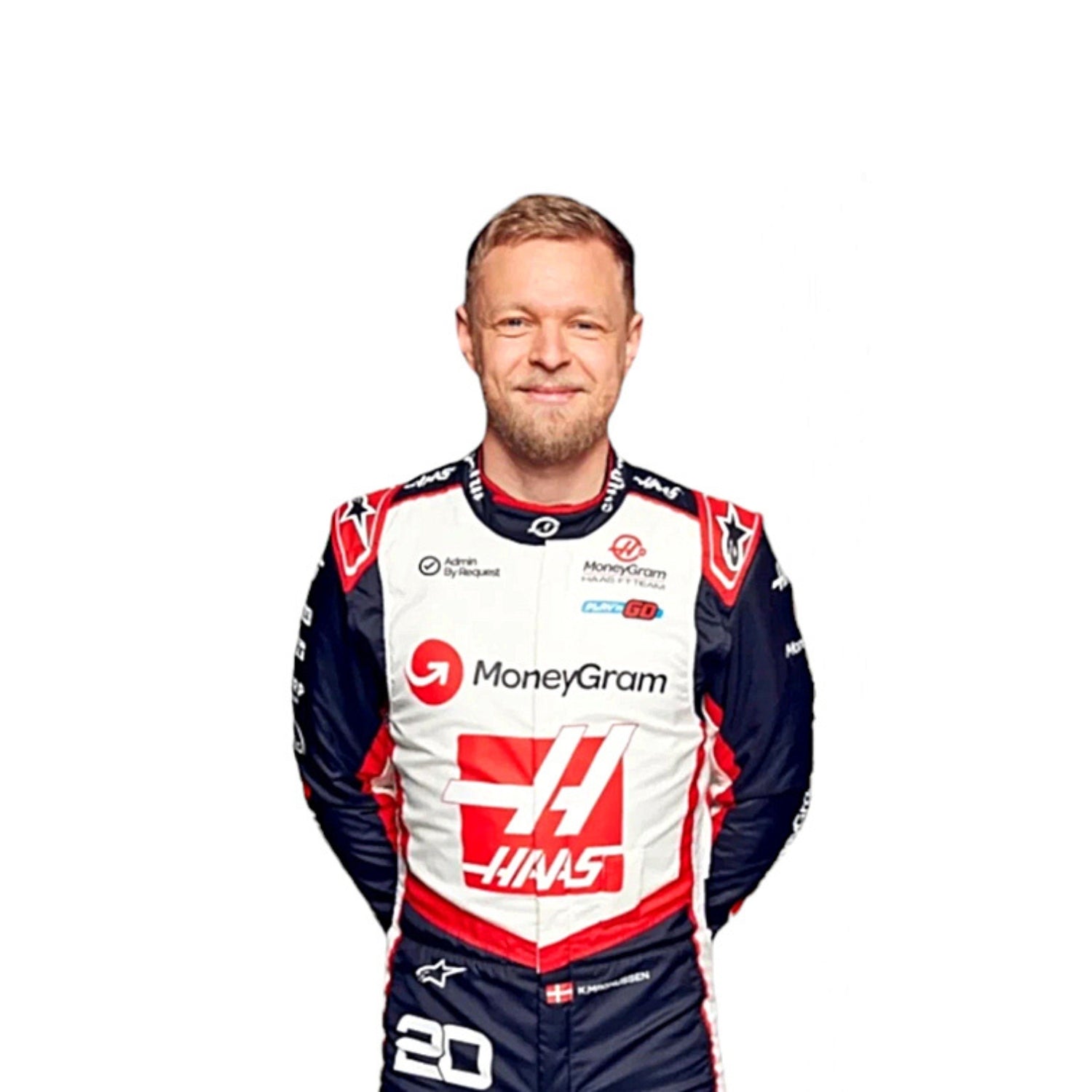 Kevin Magnussen 2024 F1 Racing Suit Team Haas