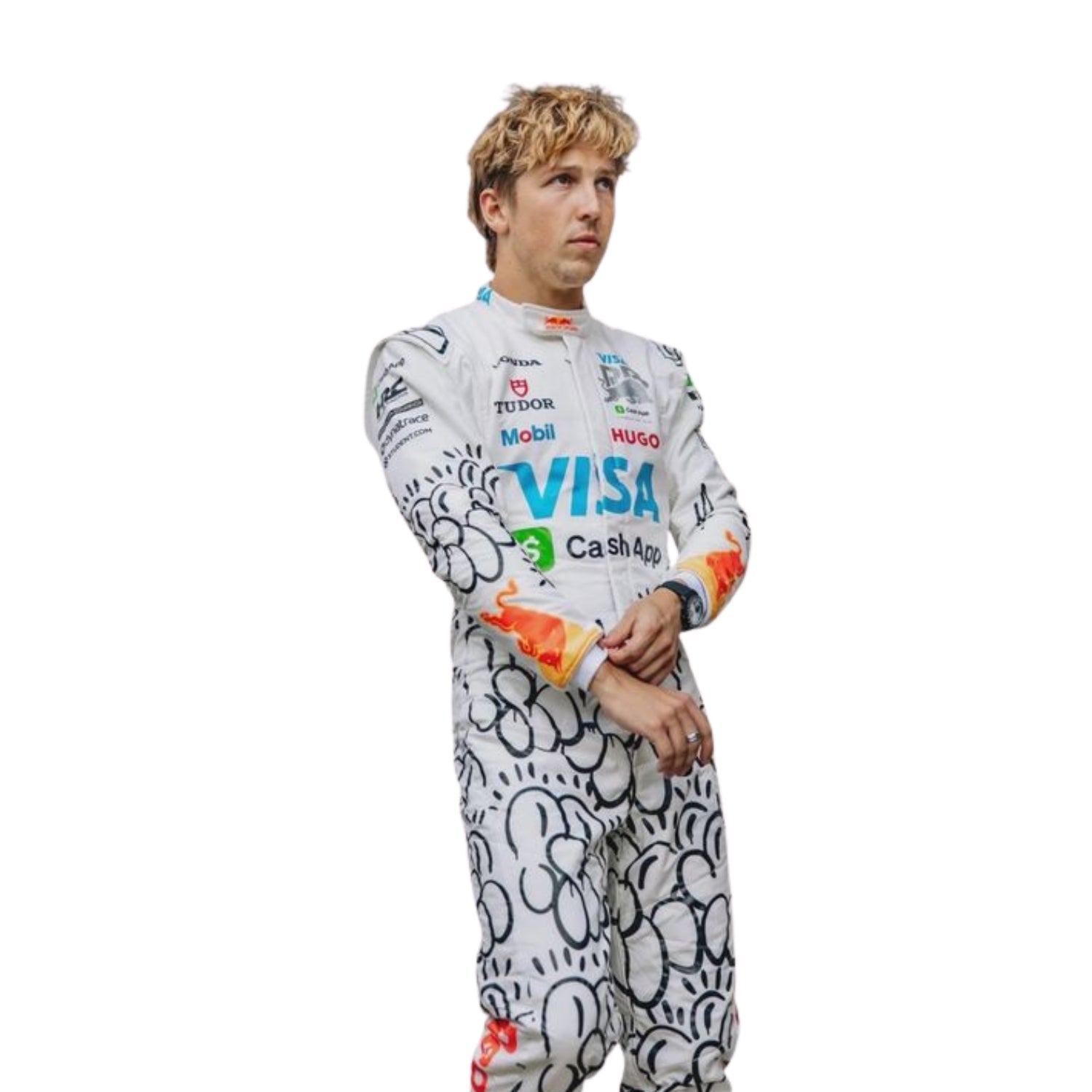 2025 F1 Racing Costume Worn By Isack Hadjar and Liam Lawson British GP