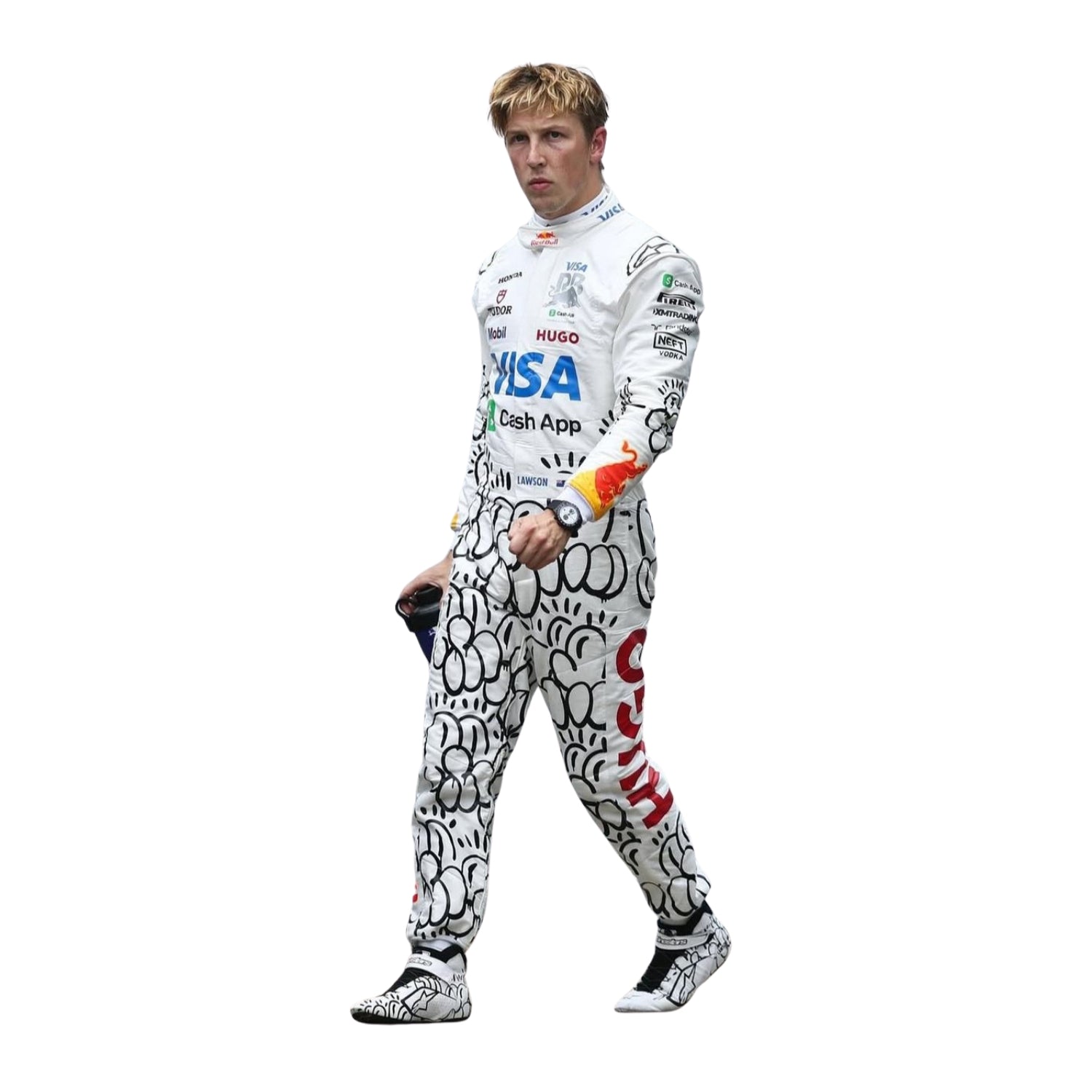2025 F1 Racing Costume Worn By Isack Hadjar and Liam Lawson British GP
