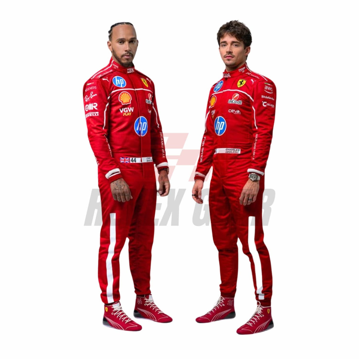 F1 Racing Suit Worn by Charles Leclerc & Lewis Hamilton - 2025