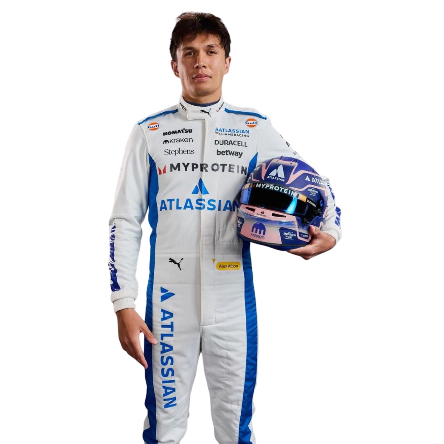 Alex Albon 2025 F1 Racing Suit Team Williams