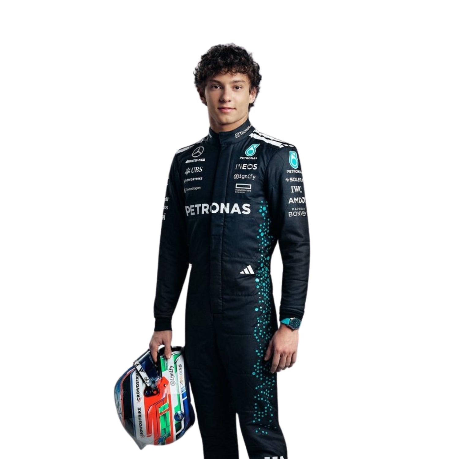 Andrea kimi Antonelli 2025 F1 Racing Suit Team Mercedes