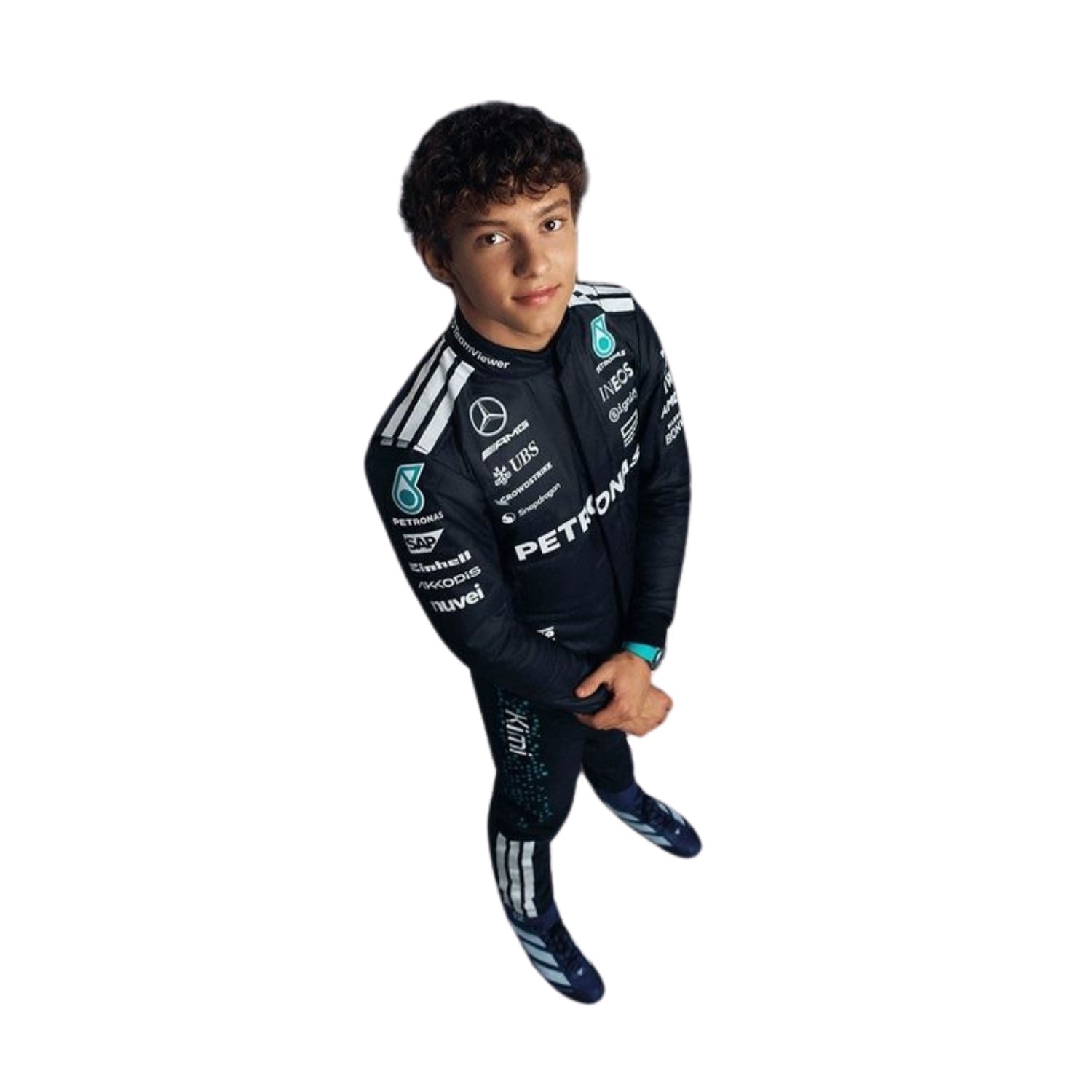 Andrea kimi Antonelli 2025 F1 Racing Suit Team Mercedes