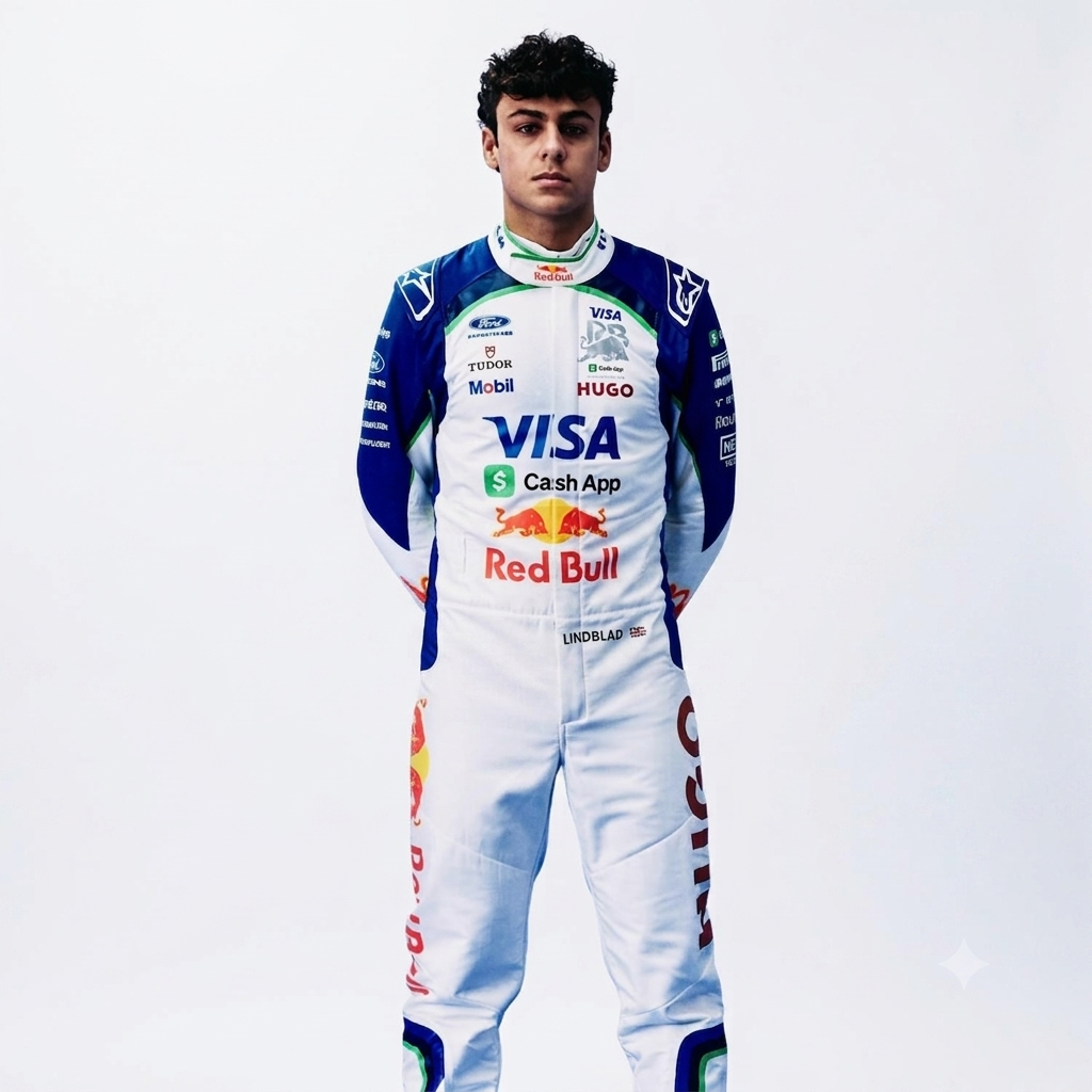 Arvid Lindblad 2026 Visa Cash App RB F1 Replica Race Suit | Racing Bulls Overall