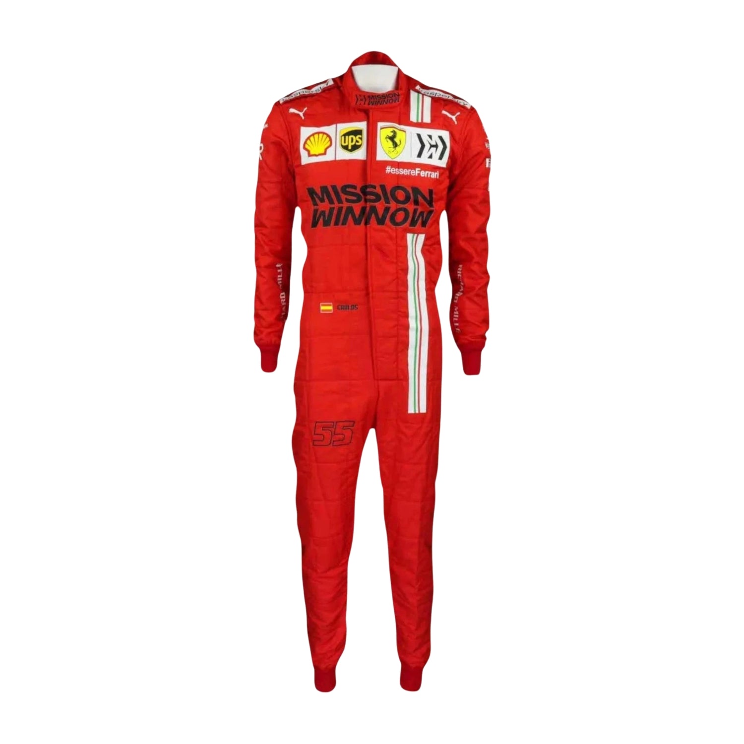 Carlos Sainz 2021 F1 Racing Suit Team Ferrari Mission Winnow