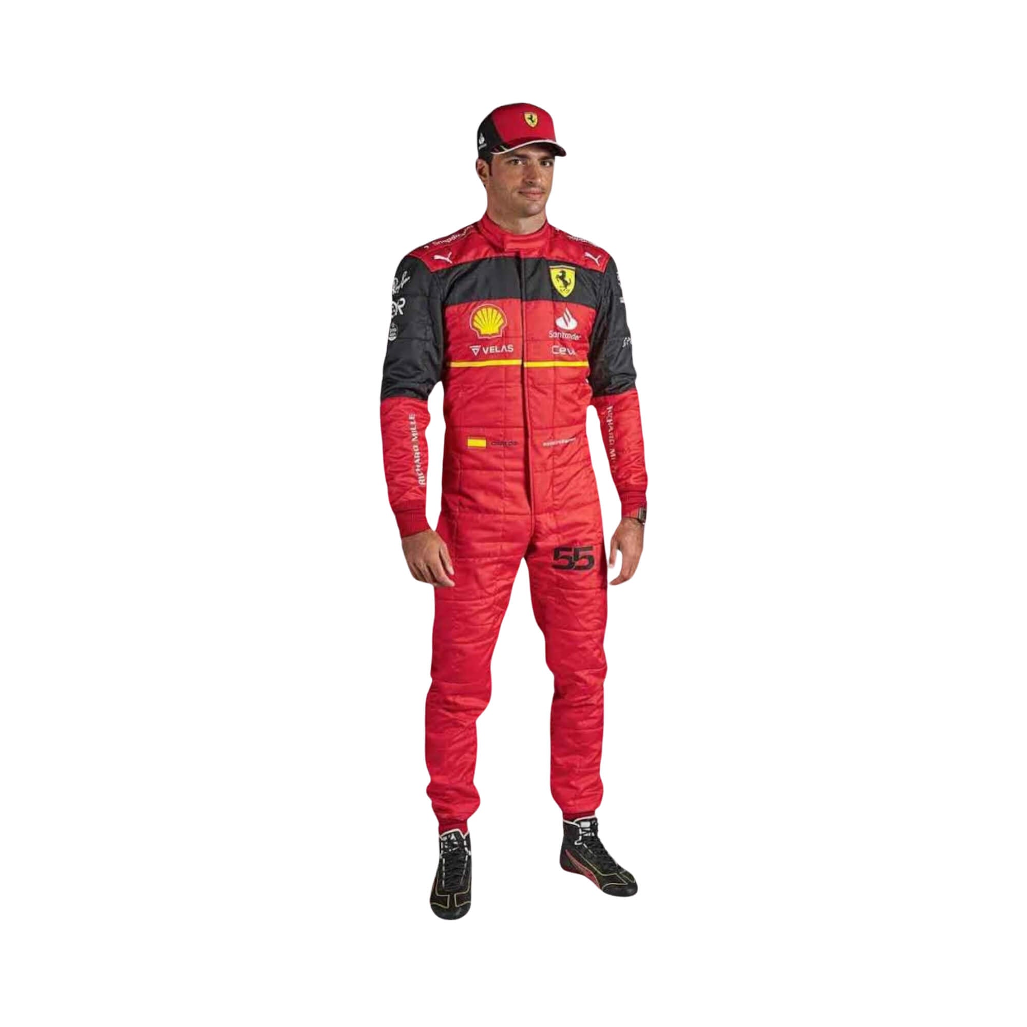 Carlos Sainz 2022 F1 Racing Suit Team Ferrari