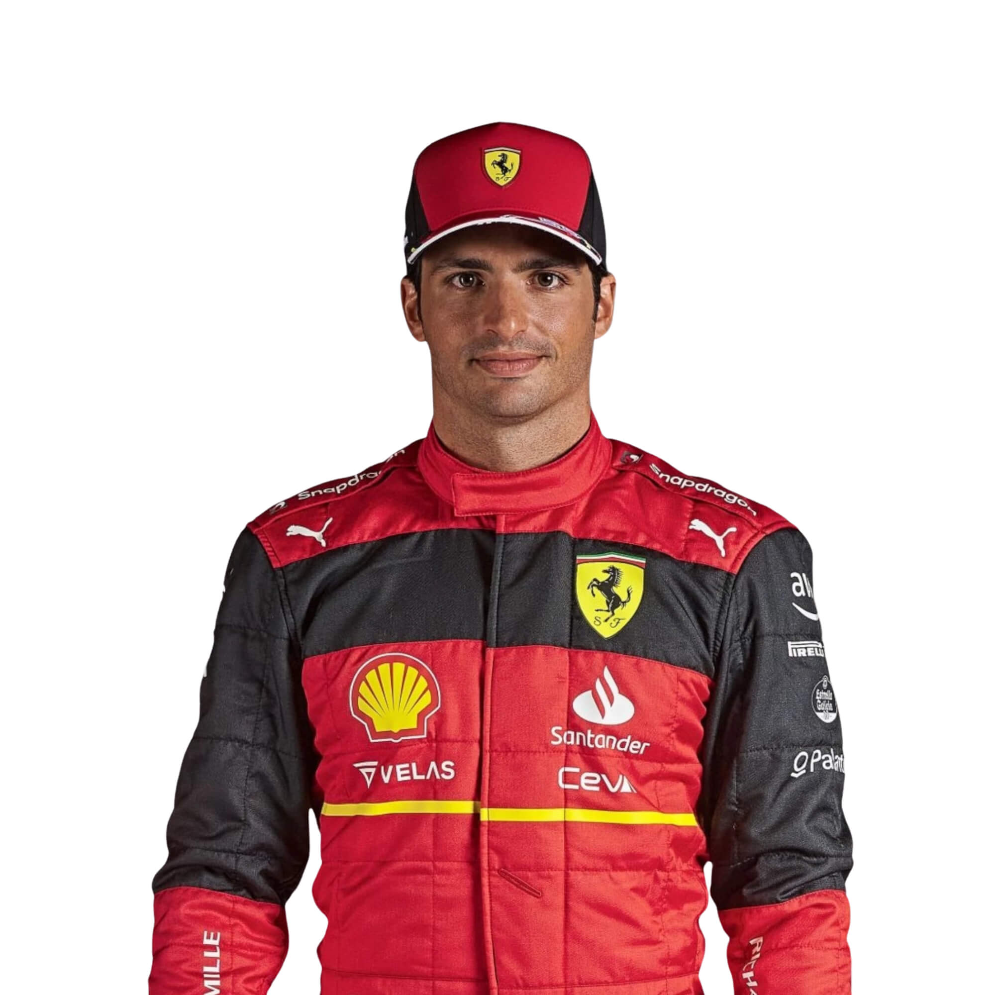Carlos Sainz 2022 F1 Racing Suit Team Ferrari