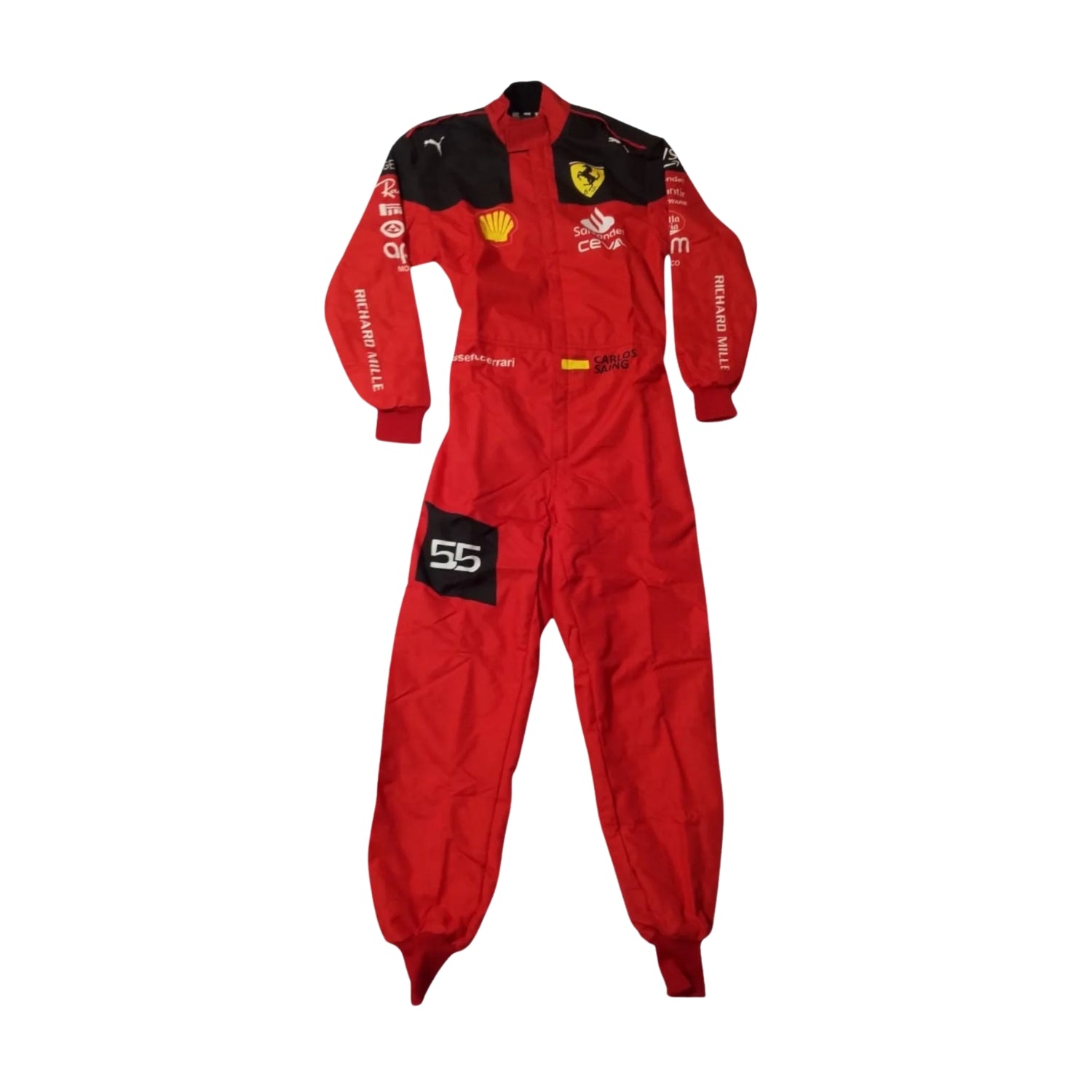 Carlos Sainz 2022 F1 Racing Suit Team Ferrari