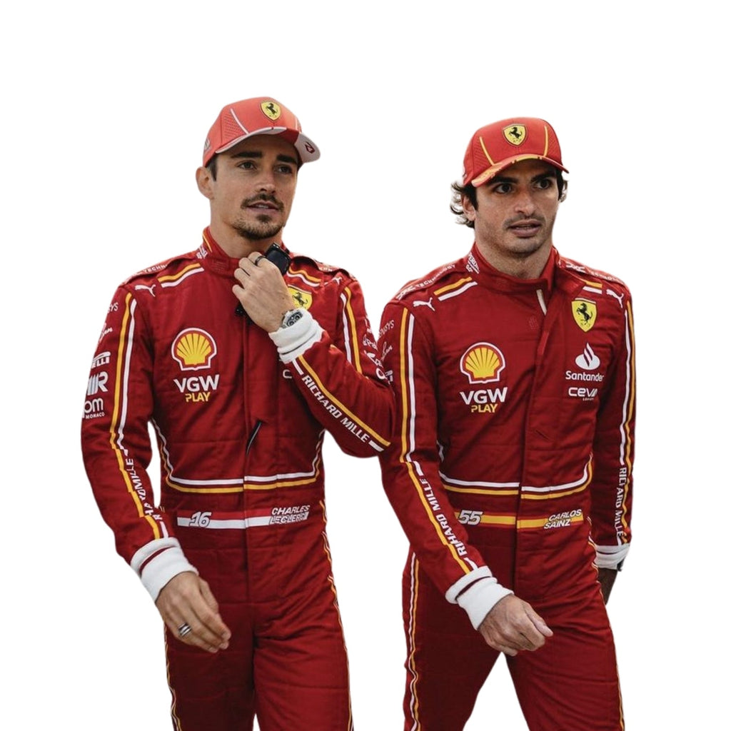 Carlos Sainz 2024 F1 Racing Suit Team Ferrari