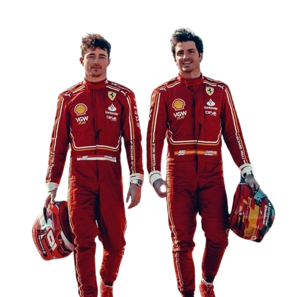 Carlos Sainz 2024 F1 Racing Suit Team Ferrari