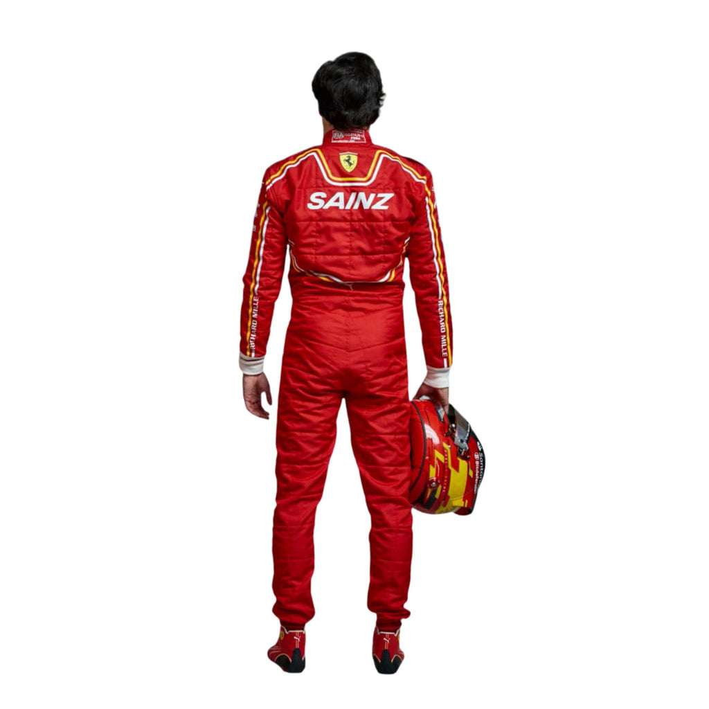 Carlos Sainz 2024 F1 Racing Suit Team Ferrari