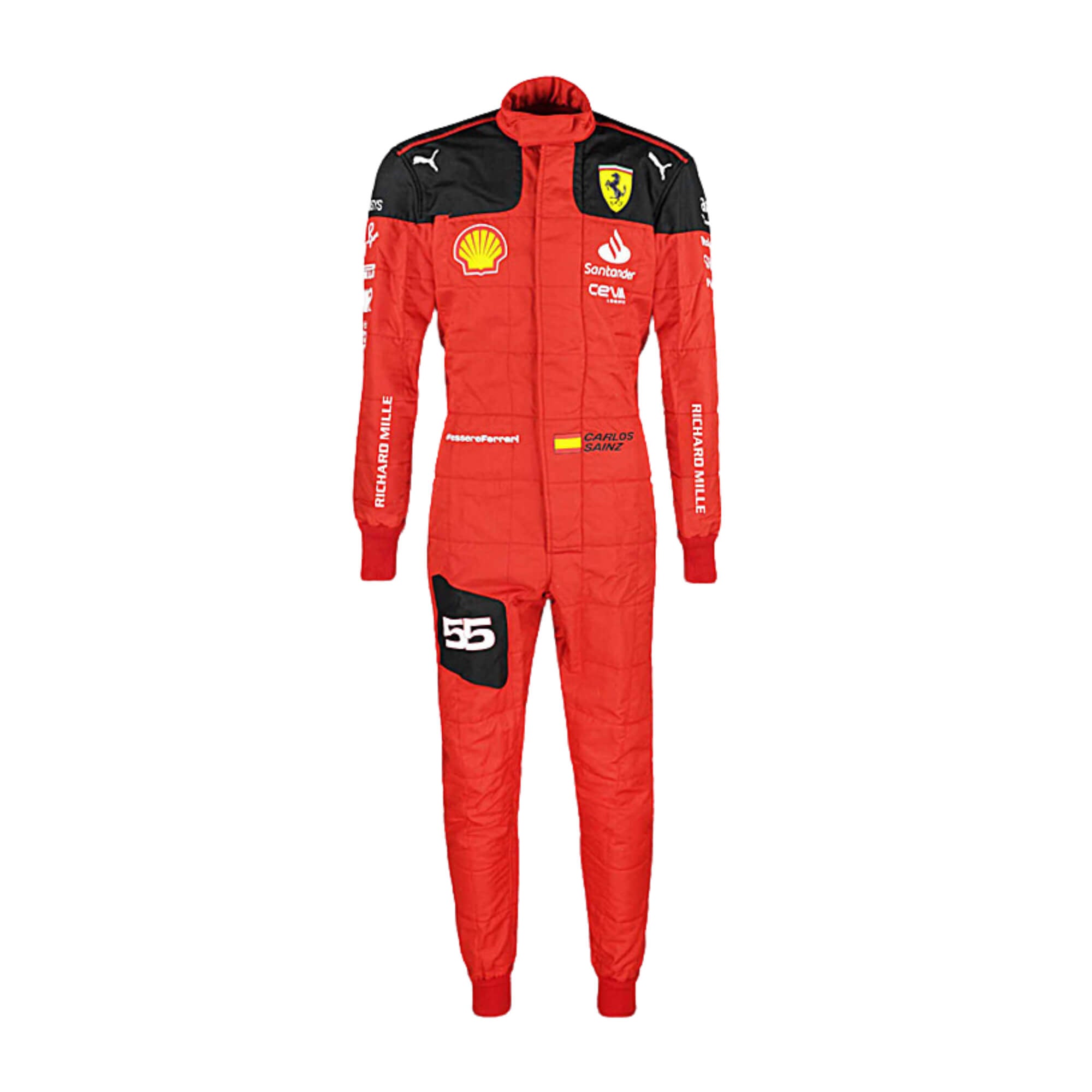 Carlos Sainz Jr 2023 F1 Racing Suit Team Ferrari