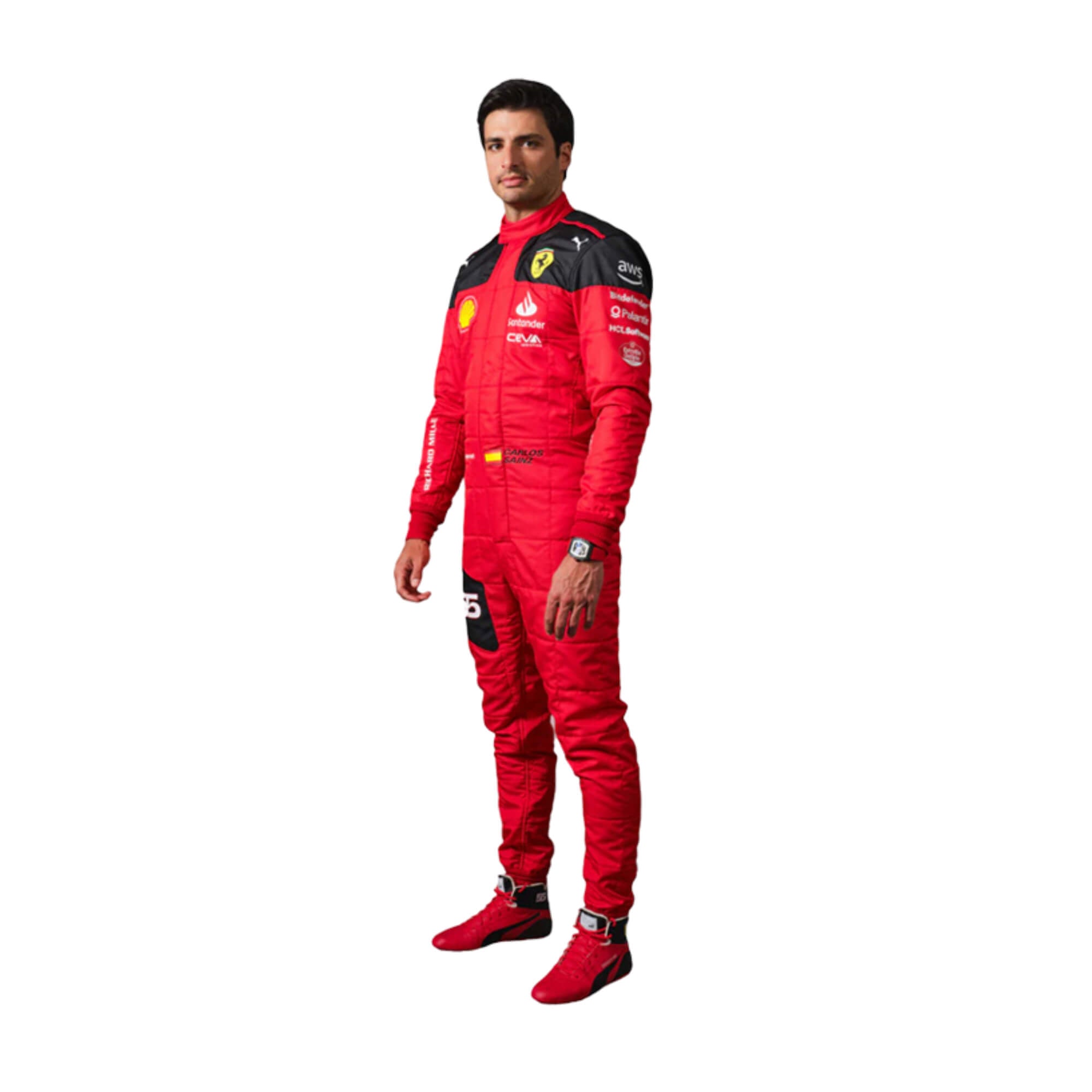 Carlos Sainz Jr 2023 F1 Racing Suit Team Ferrari