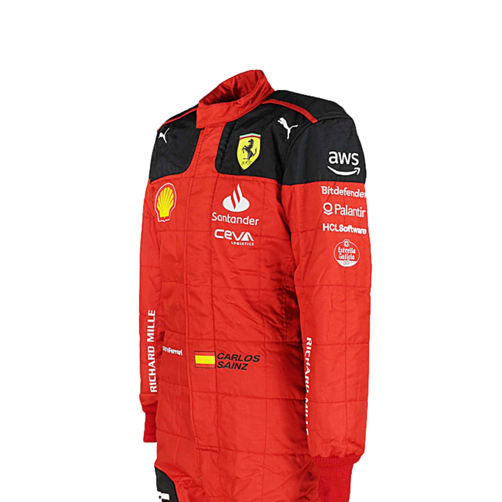 Carlos Sainz Jr 2023 F1 Racing Suit Team Ferrari