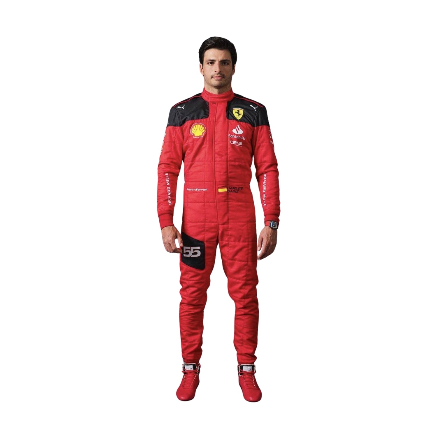 Carlos Sainz Jr 2023 F1 Racing Suit Team Ferrari
