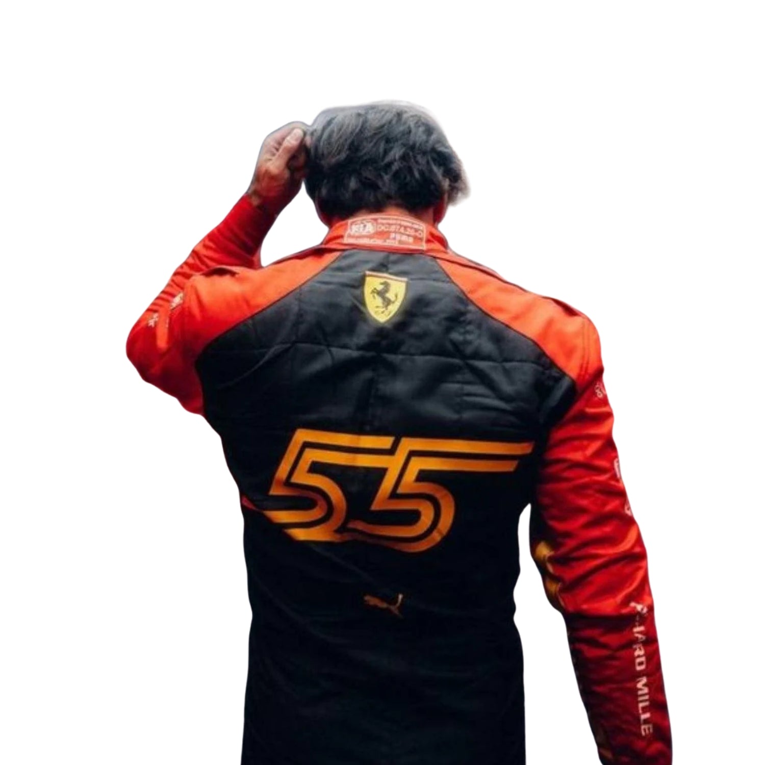 Carlos Sainz Jr 2023 Spain Grand Prix F1 Racing Suit Team Ferrari