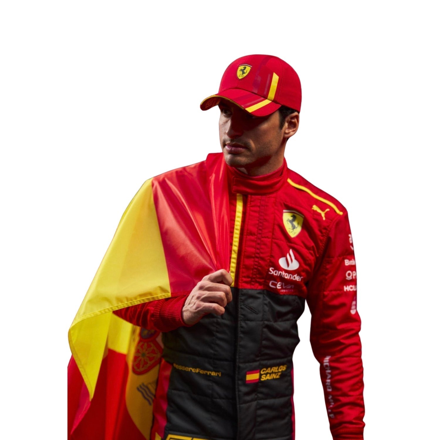 Carlos Sainz Jr 2023 Spain Grand Prix F1 Racing Suit Team Ferrari
