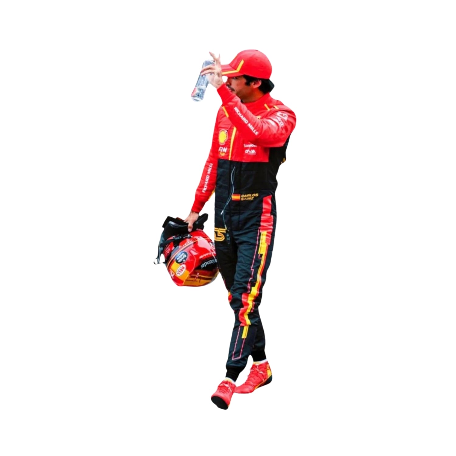Carlos Sainz Jr 2023 Spain Grand Prix F1 Racing Suit Team Ferrari
