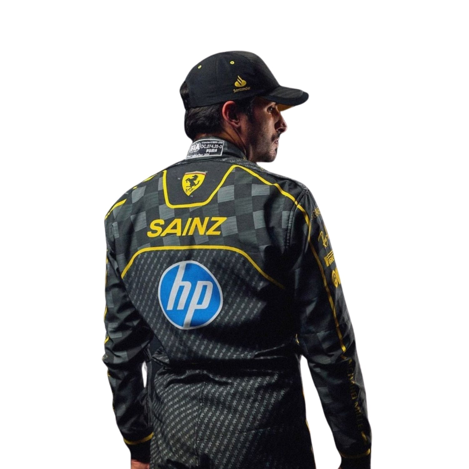 Carlos Sainz Jr 2024 HP Italy GP F1 Racing Suit Team Ferrari