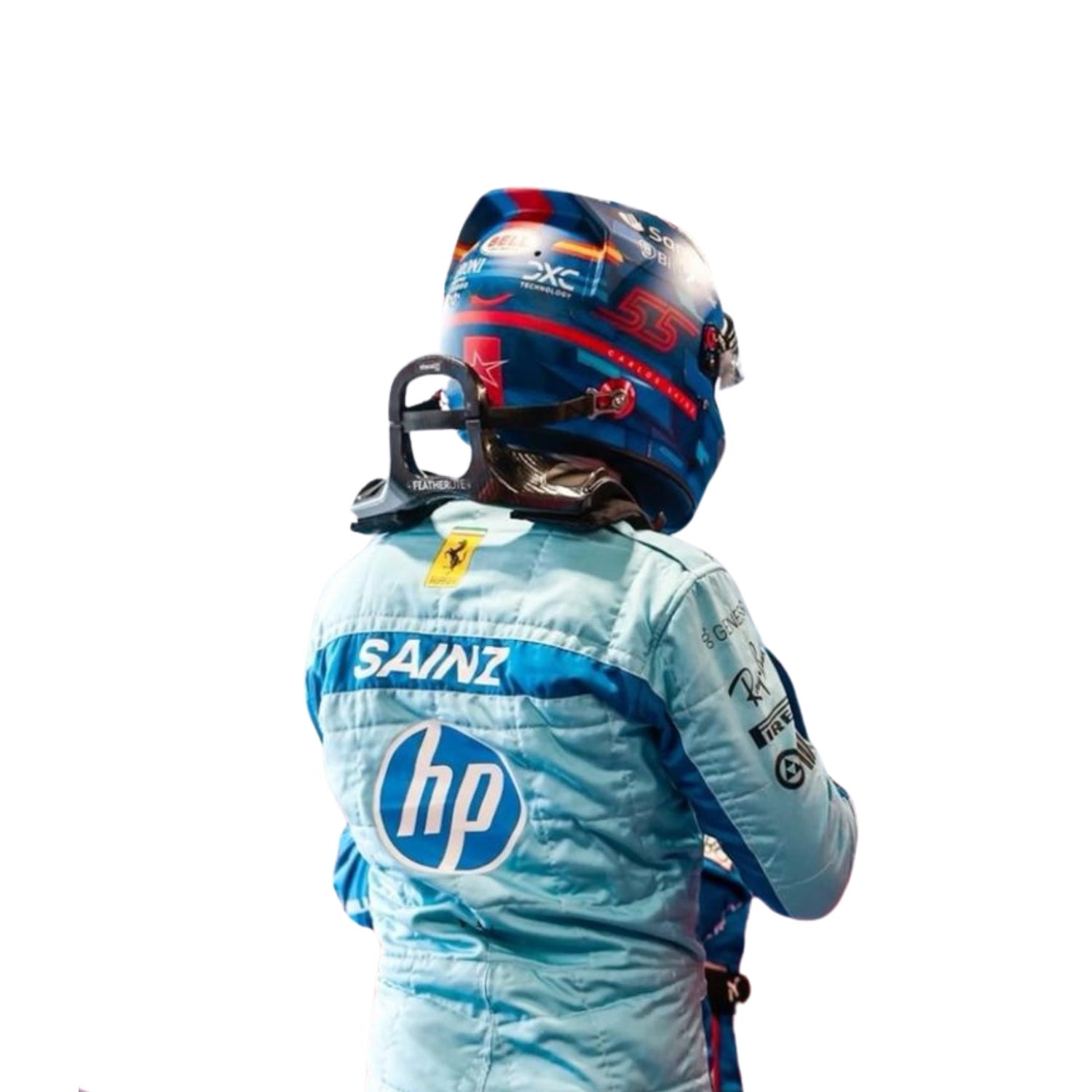Carlos Sainz Jr 2024 Miami Grand Prix F1 Racing Suit Team Ferrari