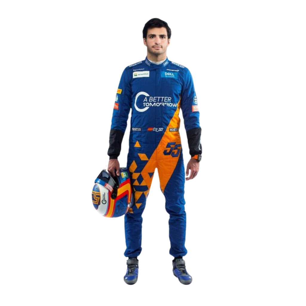 Carlos Saniz 2019 F1 Racing Suit Team McLaren