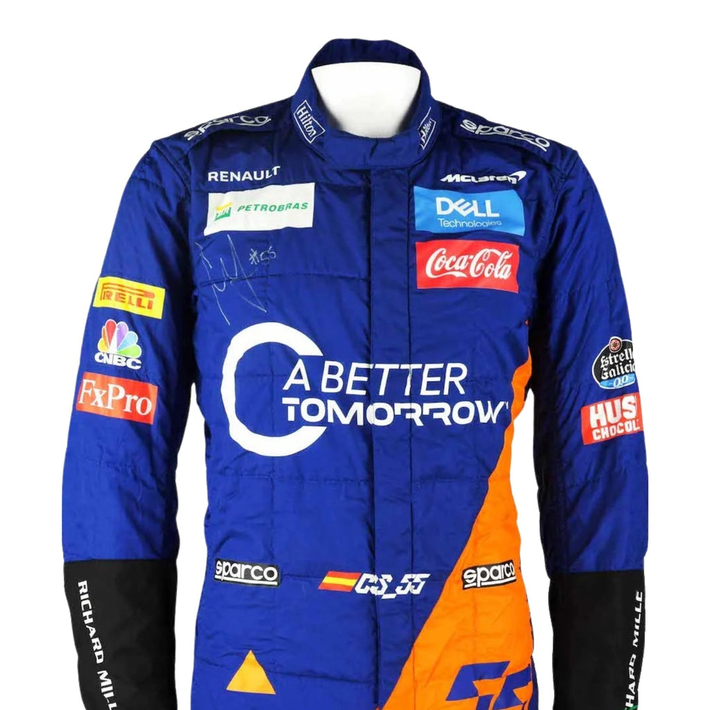 Carlos Saniz 2019 F1 Racing Suit Team McLaren