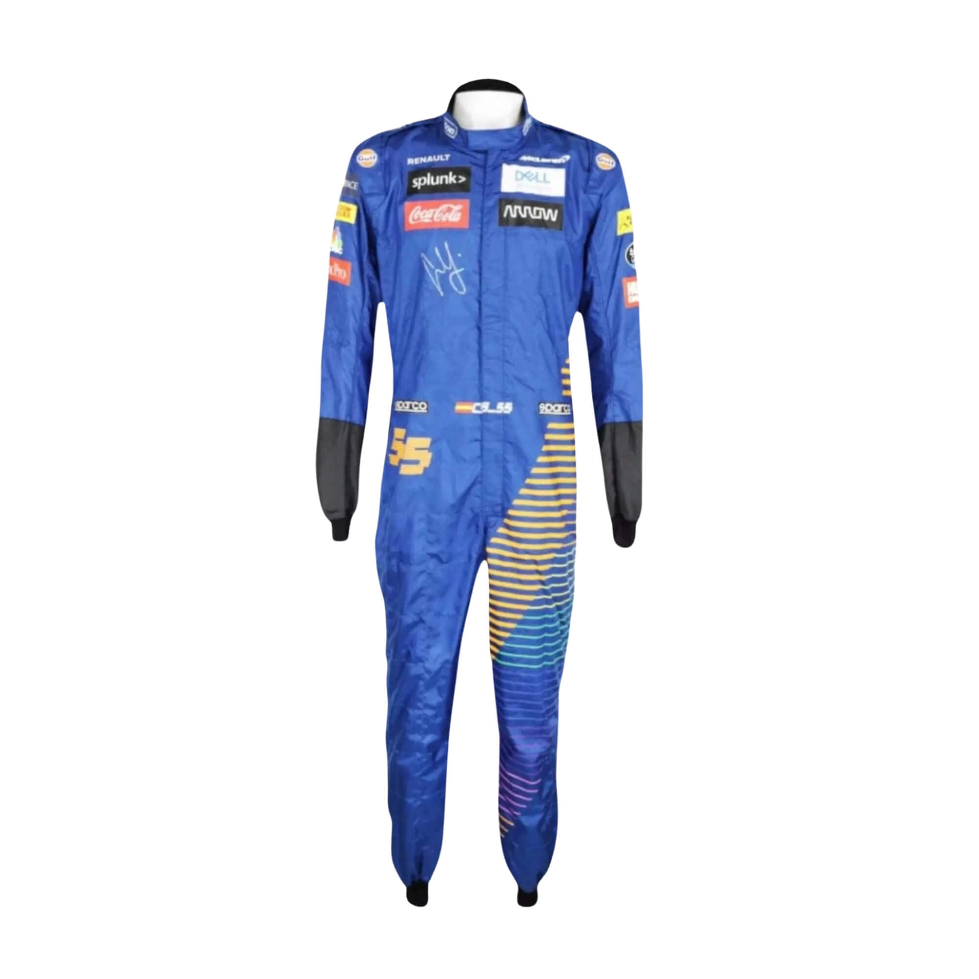 Carlos Saniz 2020 F1 Racing Suit Team McLaren