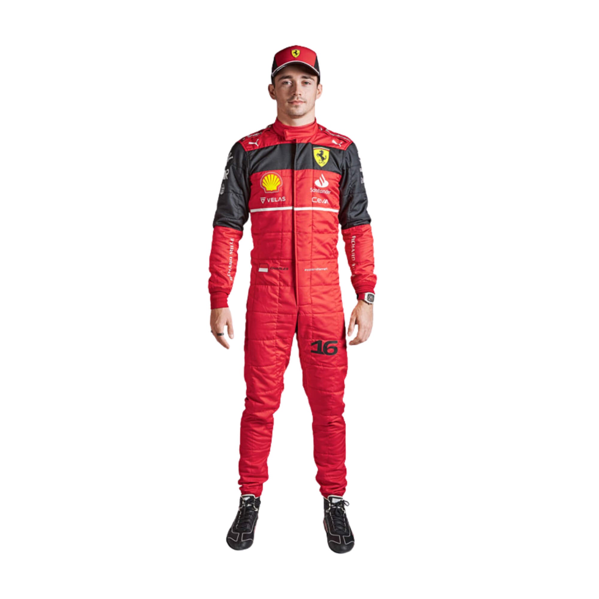 Charles Leclerc 2022 F1 Racing Suit Team Ferrari