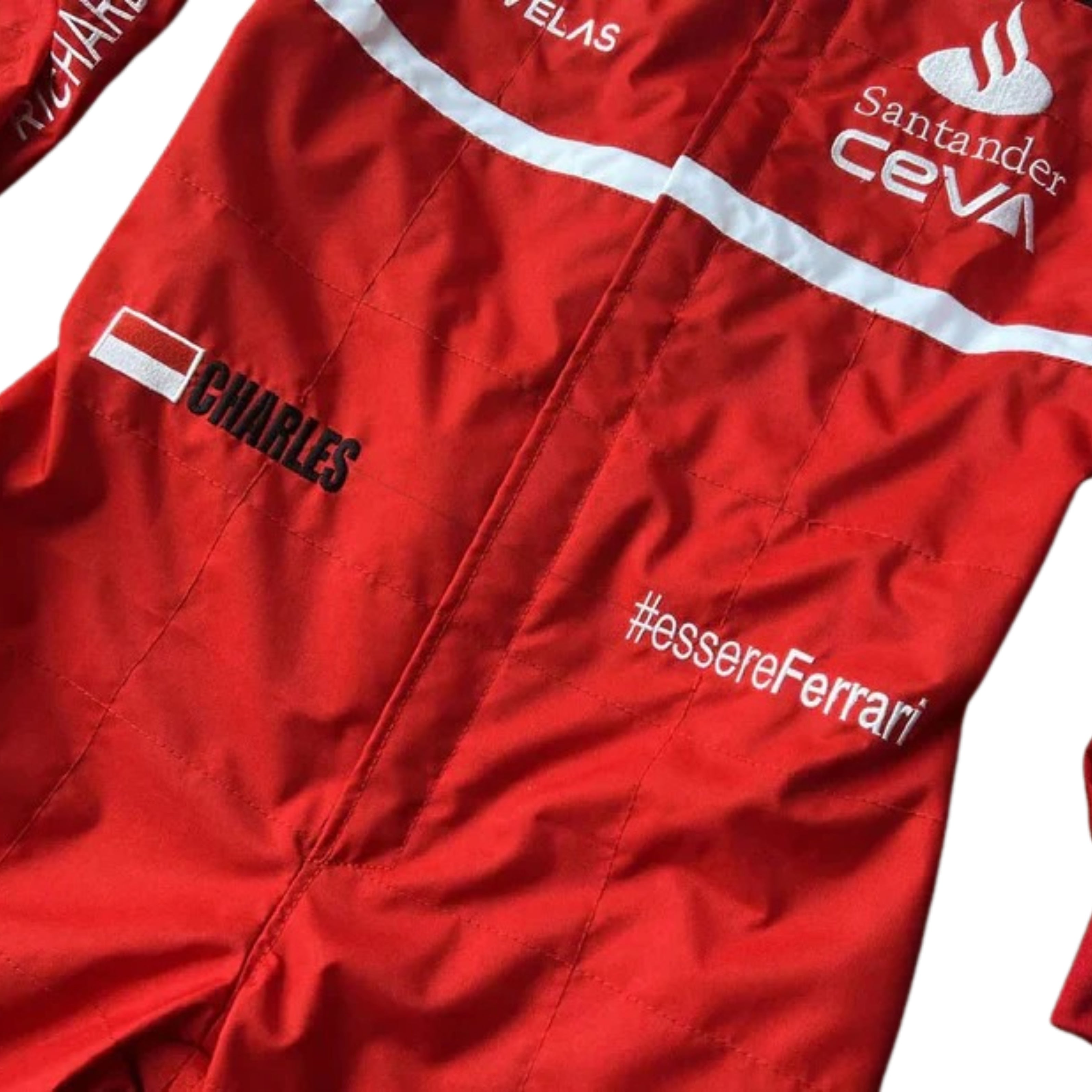 Charles Leclerc 2022 F1 Racing Suit Team Ferrari
