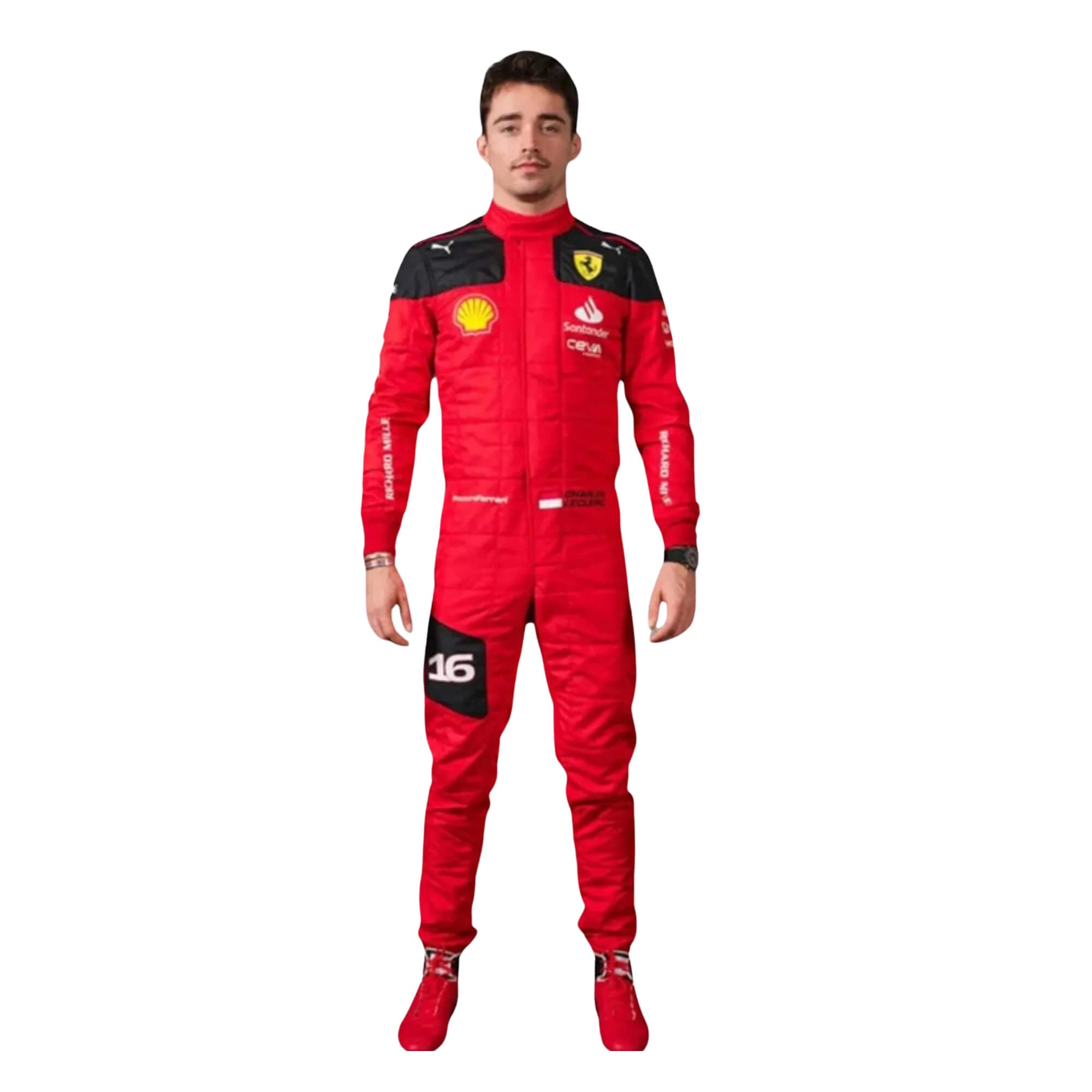 Charles Leclerc 2023 F1 Racing Suit Team Ferrari