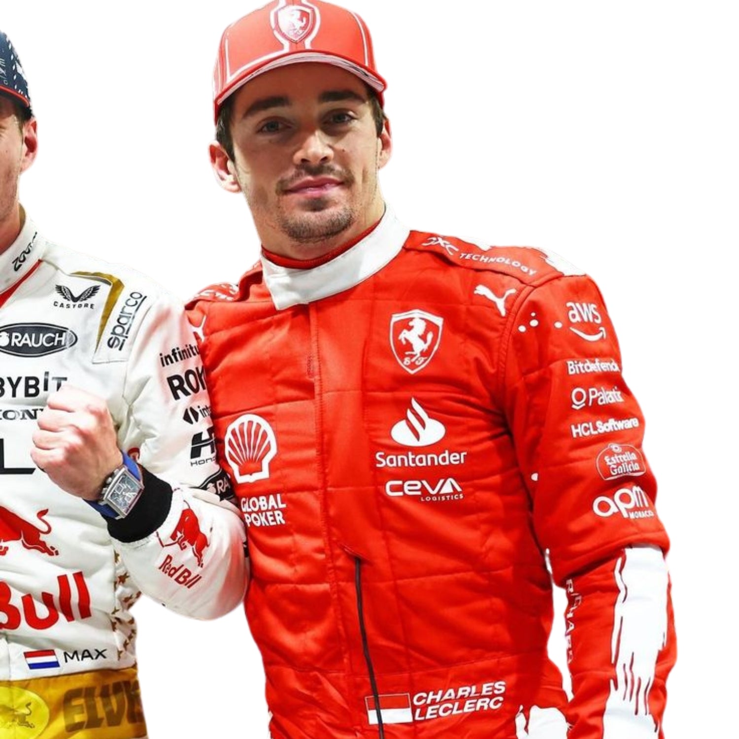 Charles Leclerc 2023 Las Vegas GP F1 Racing Suit Team Ferrari