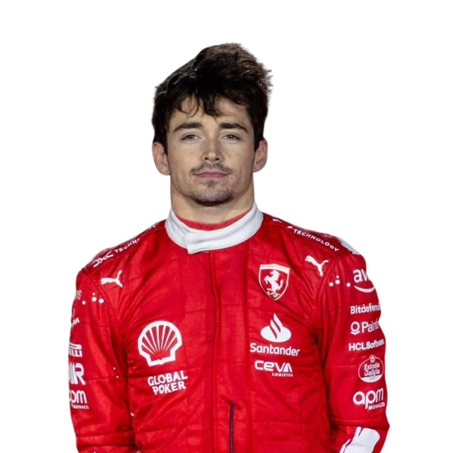 Charles Leclerc 2023 Las Vegas GP F1 Racing Suit Team Ferrari