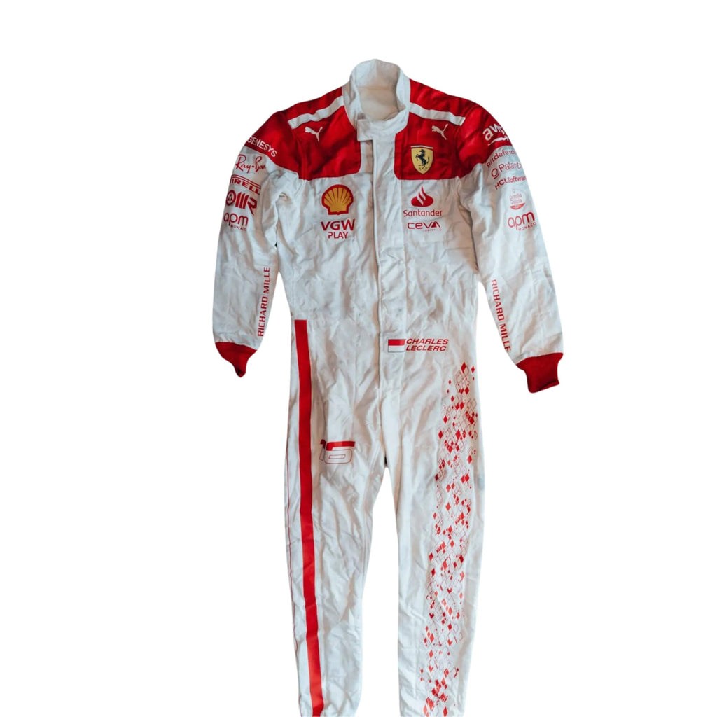 Charles Leclerc 2023 Monaco GP F1 Racing Suit Team Ferrari