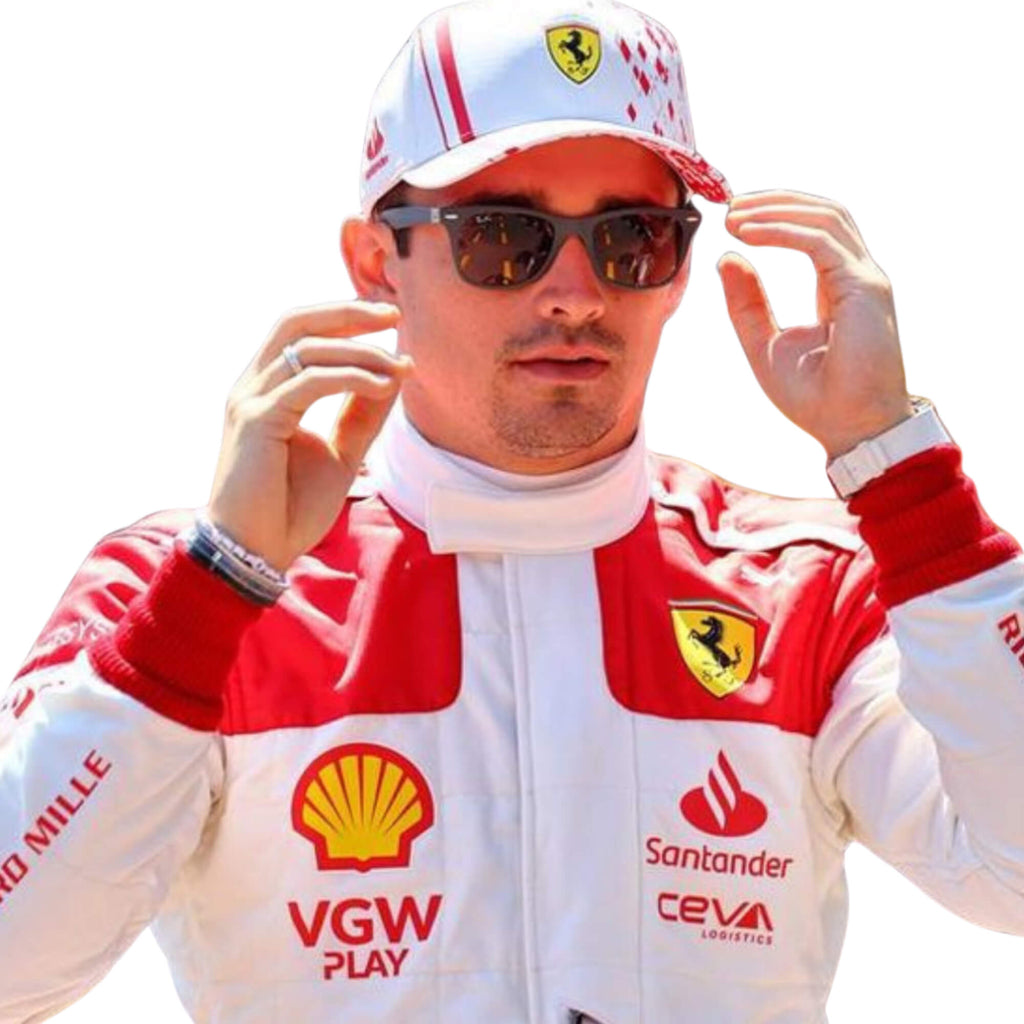 Charles Leclerc 2023 Monaco GP F1 Racing Suit Team Ferrari
