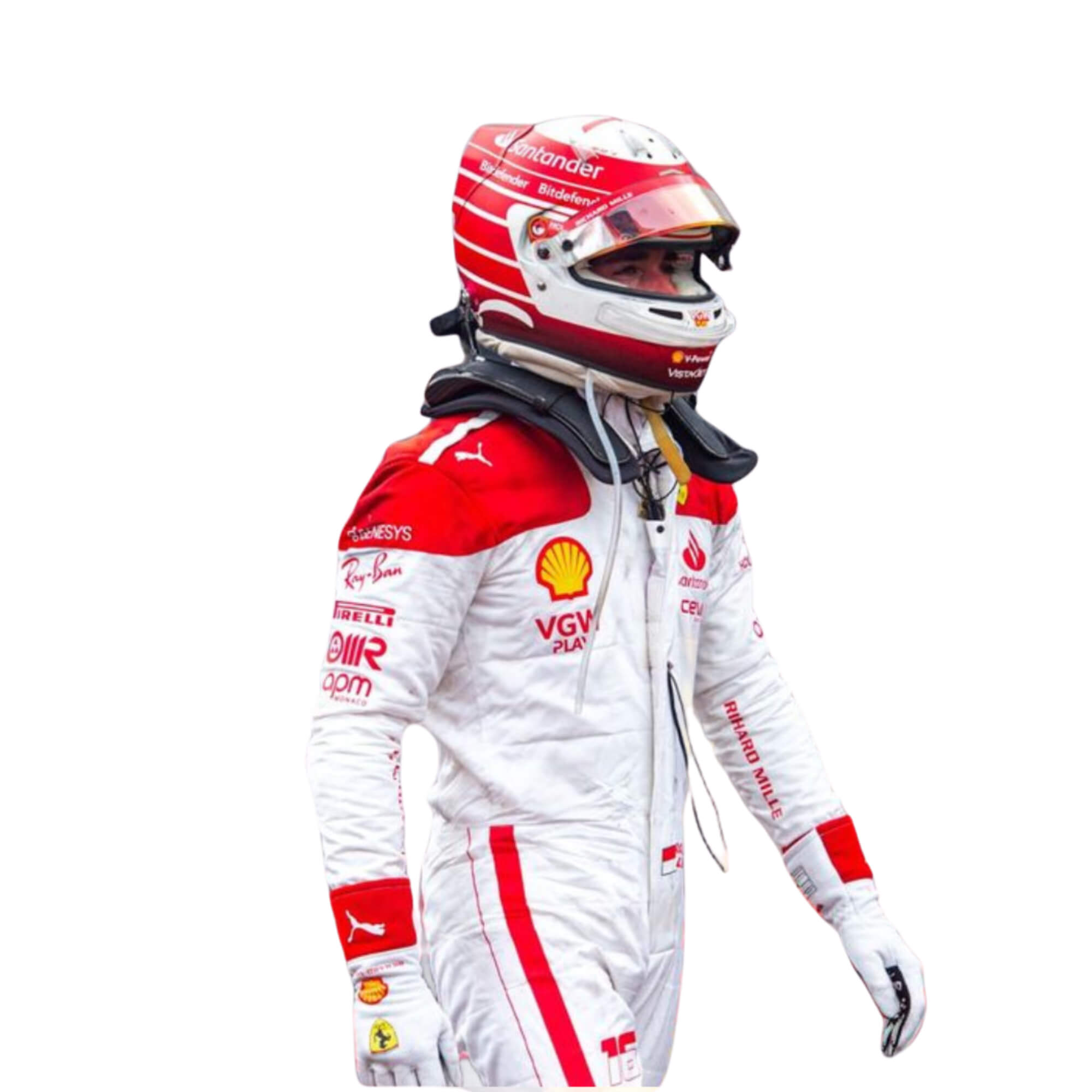 Charles Leclerc 2023 Monaco GP F1 Racing Suit Team Ferrari