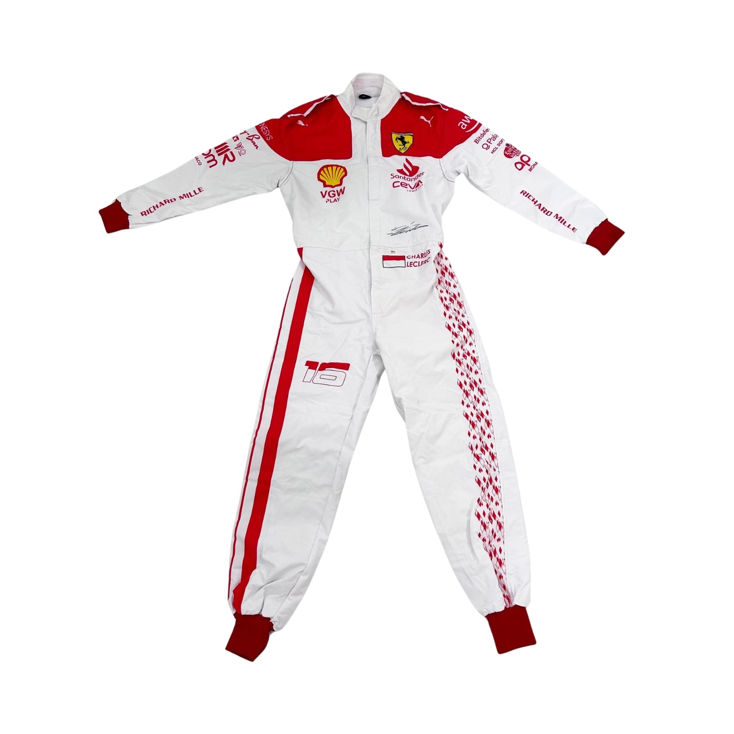 Charles Leclerc 2023 Monaco GP F1 Racing Suit Team Ferrari