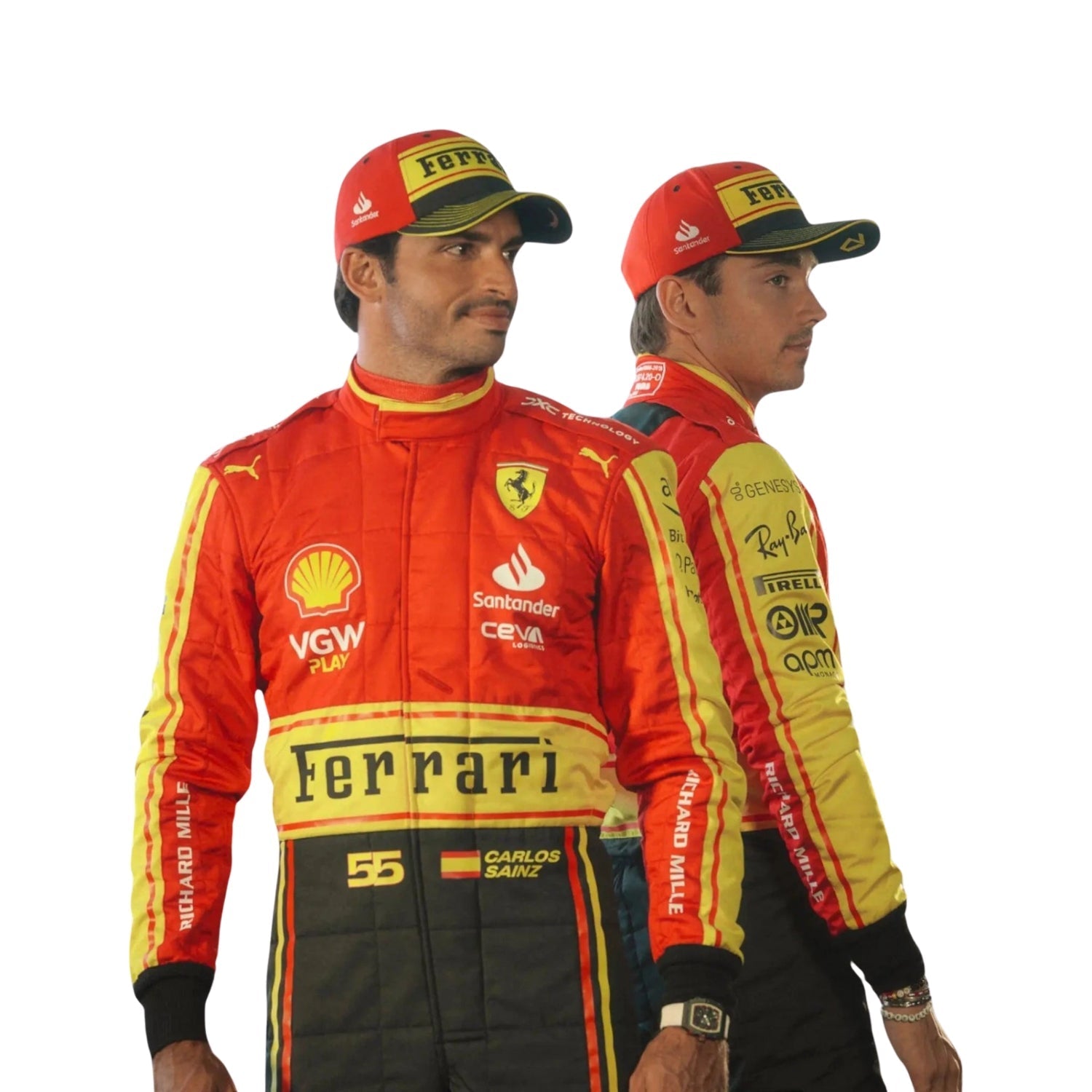 Charles Leclerc 2023 Monza Special Edition F1 Racing Suit Team Ferrari