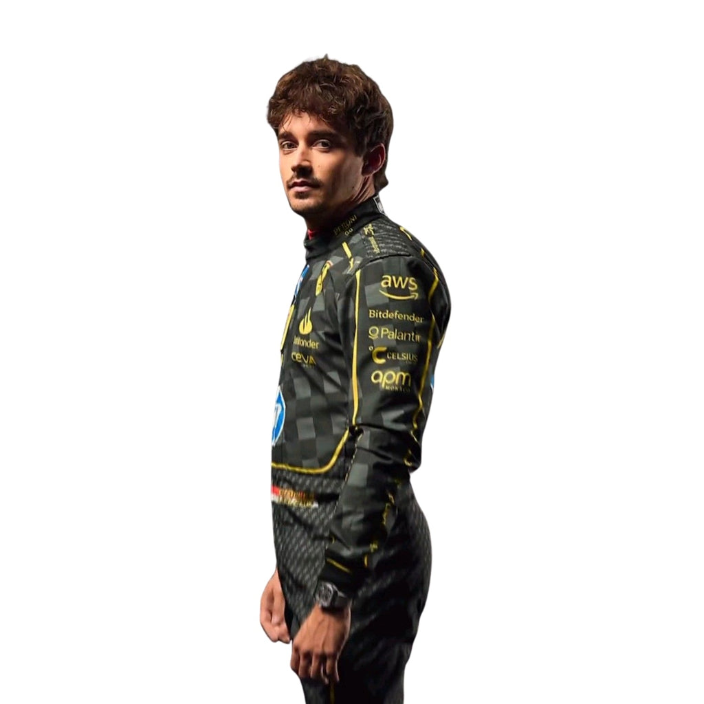 Charles Leclerc 2024 HP Italy GP F1 Racing Suit Team Ferrari