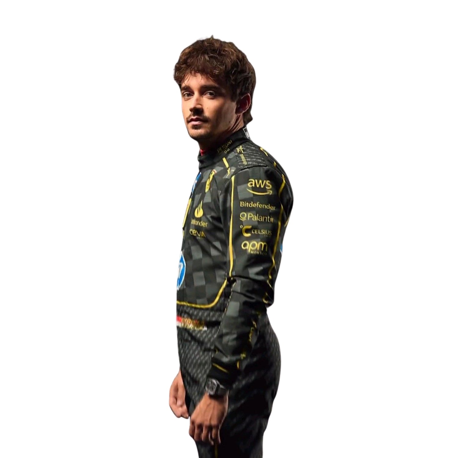 Charles Leclerc 2024 HP Italy GP F1 Racing Suit Team Ferrari