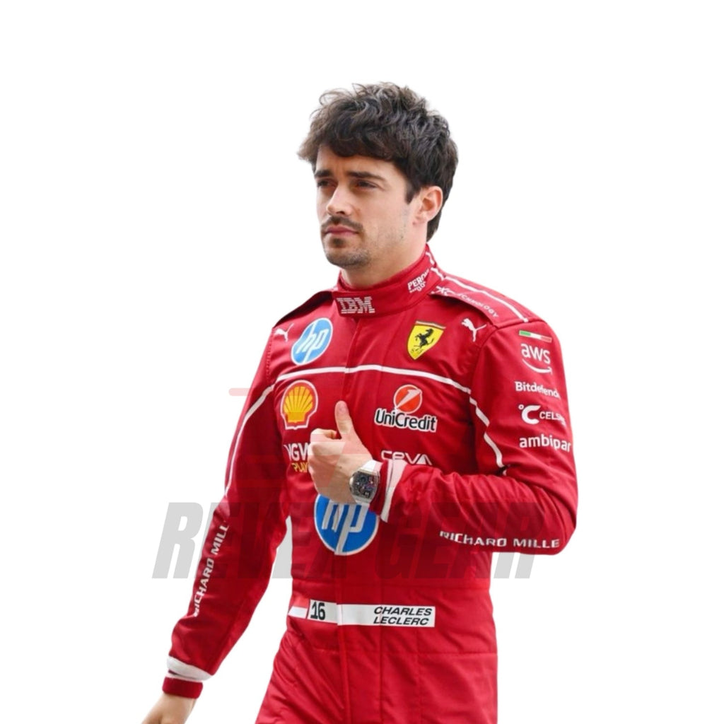 F1 Racing Suit Worn by Charles Leclerc & Lewis Hamilton - 2025
