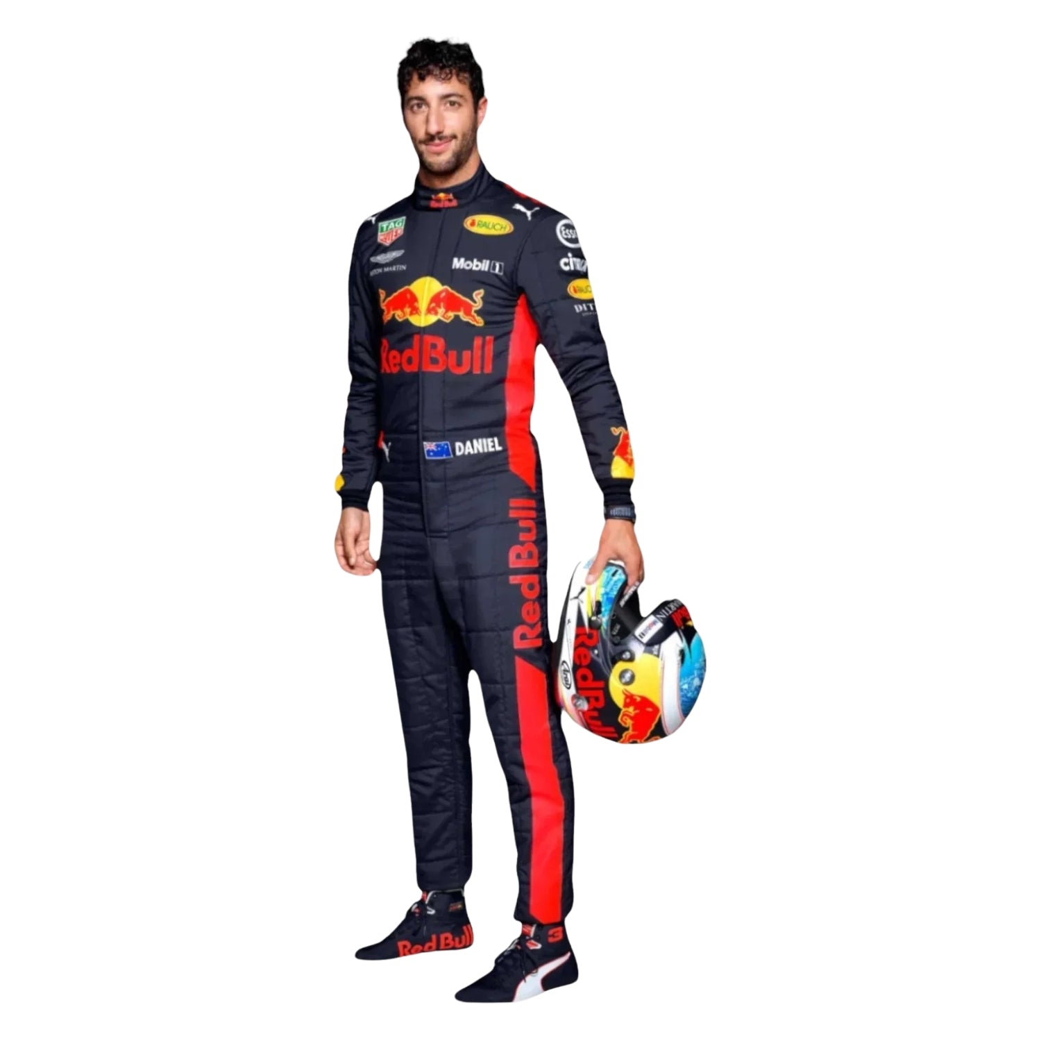 Daniel Ricciardo 2018 F1 Racing Suit Team Redbull Racing Tag Heuer