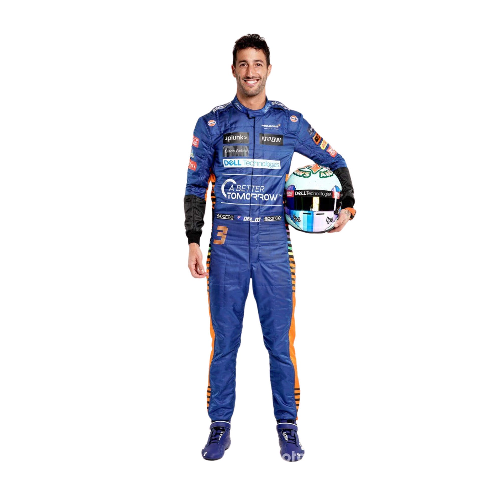 Daniel Ricciardo 2021 F1 Racing Suit Team McLaren